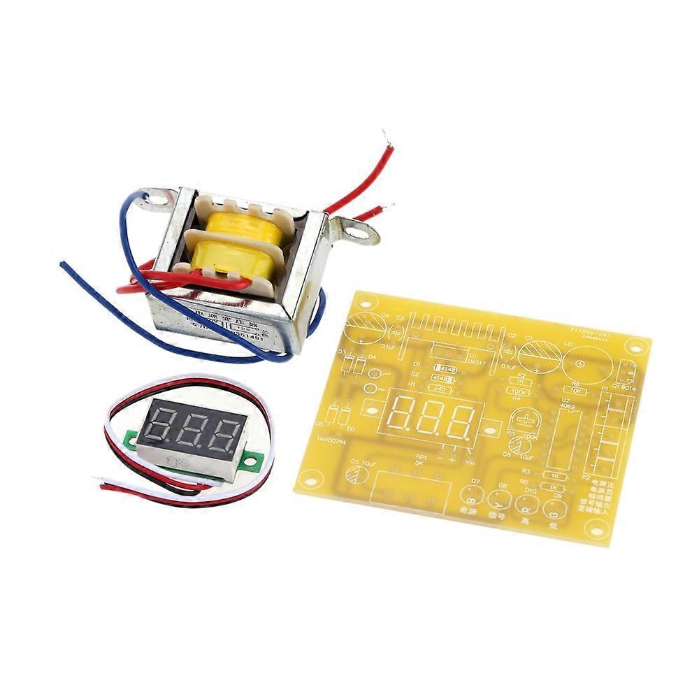 Geregeltes Netzteil-set, 1,25 V Bis 12 V, Stufenlos Einstellbare Ausgangsspannung Für Testschaltungen