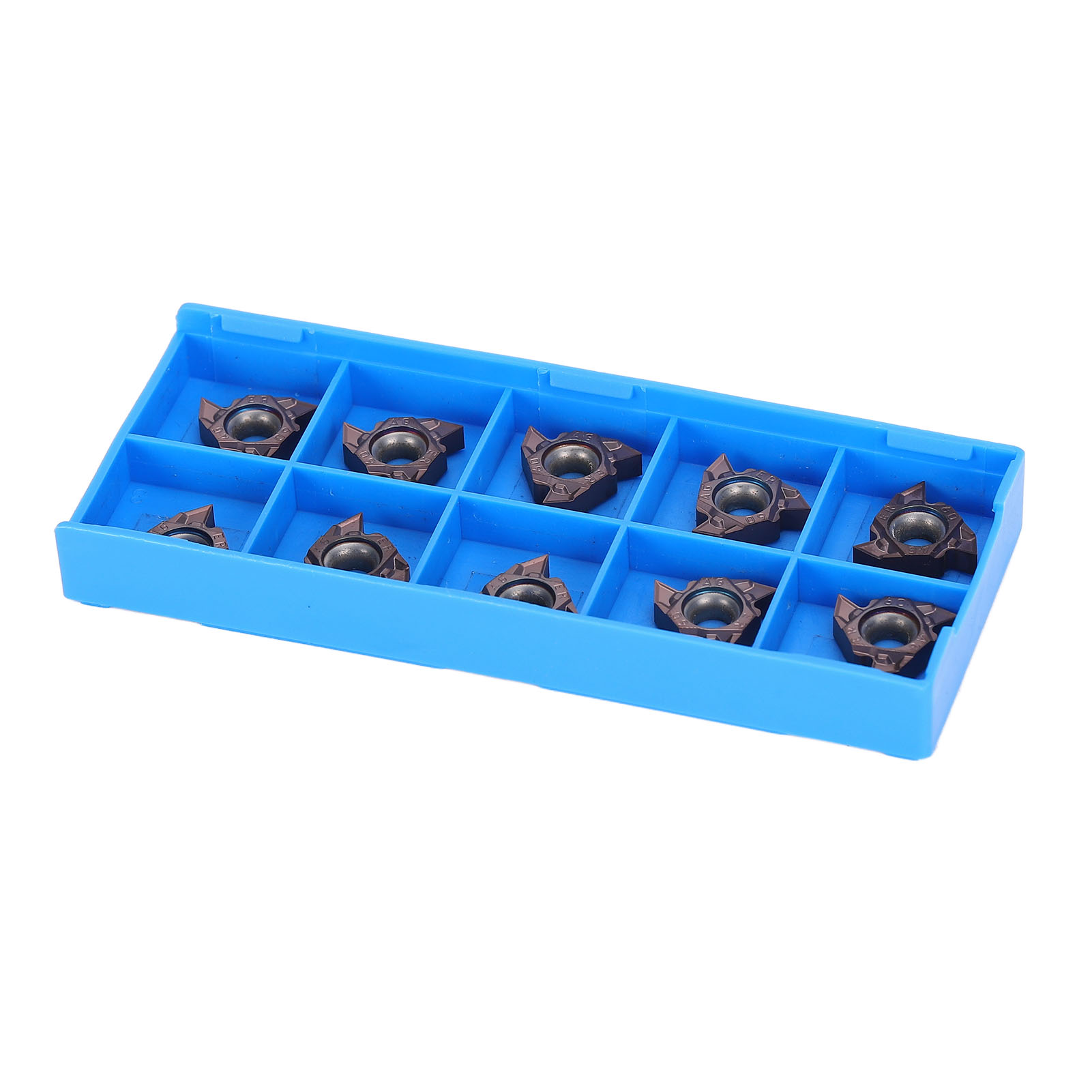 10 Stück Gewindeeinsätze Cnc-drehmaschine Wendeschneidplatten Aus Hartmetall Drehwerkzeughalter 16er Ag60(em598l)