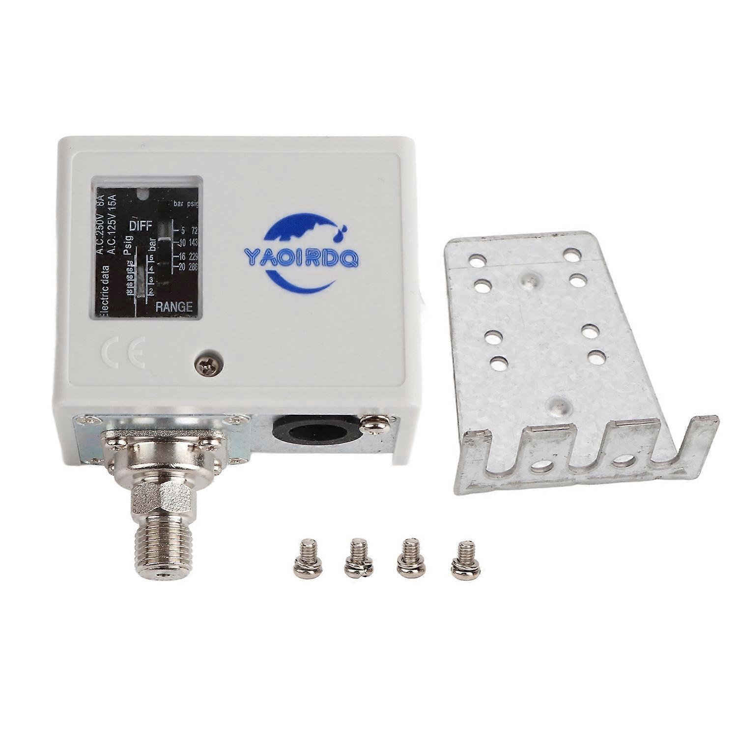 20 Kg Druckschalter-set, Komplett Mit Kupferkern, Schutzart Ip40, Für Wäschetrockner, Boiler, Wasserkühler, Ac125v, Ac250v