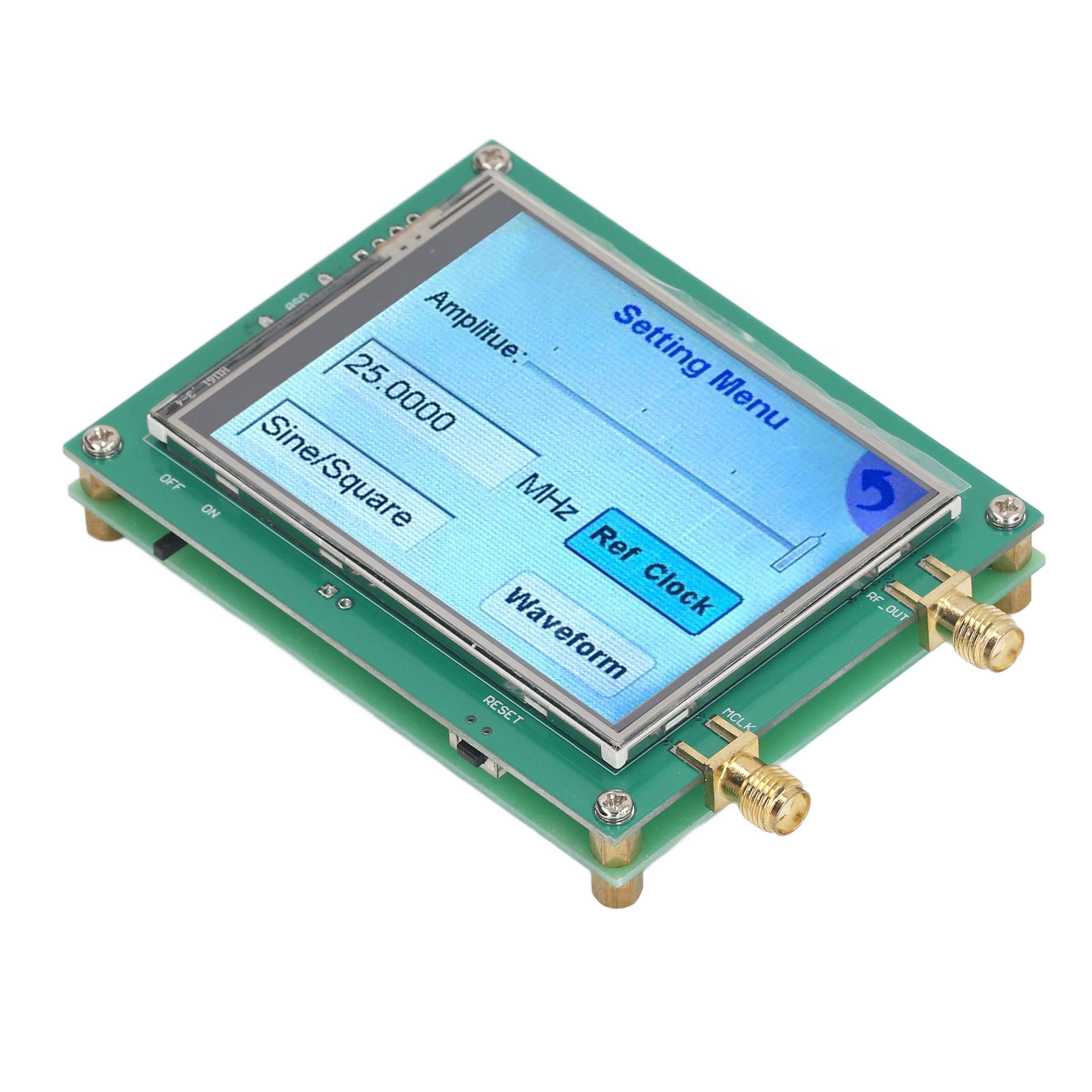 Hf-frequenzgeneratormodul 138–4400 Mhz Mit Touchscreen Adf4350 Und Sma-buchse