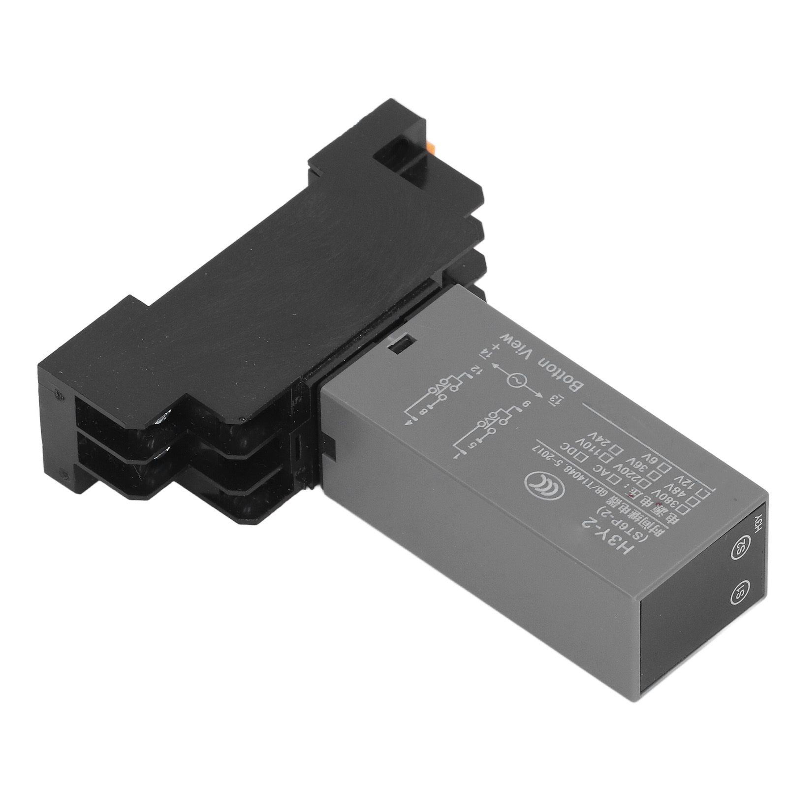 Verzögerungsrelais, 2-wege-lcd-digitalanzeige, Elektrisch Multifunktional, Mit Sockel, Ac110v