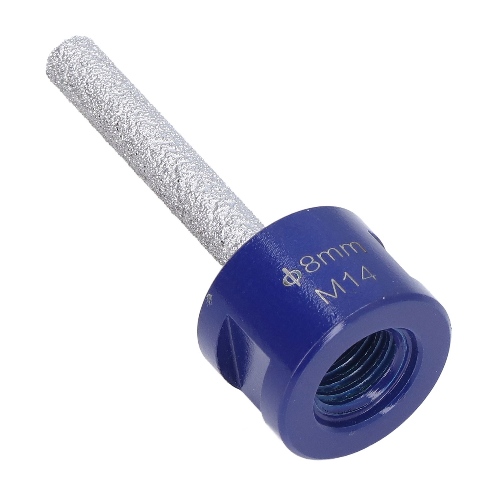 Diamant-fingerfräser Zum Vakuumlöten, Schweißen Und Fräsen Mit M14-gewinde Für Porzellan Und Hartkeramik, 8 Mm