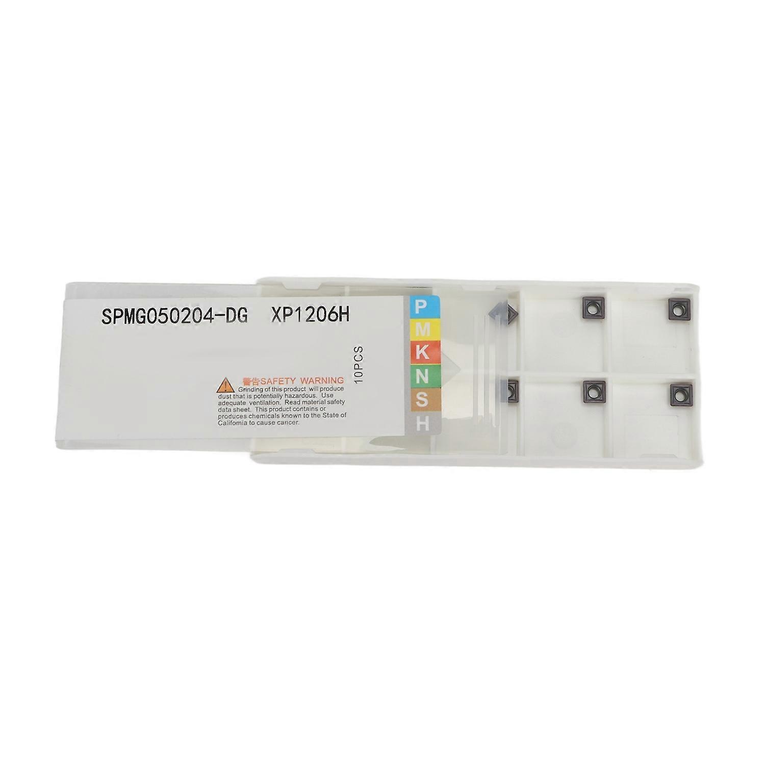 10 Stück Pro Packung Beschichtete Hartmetall-wendeschneidplatten, Indexierbare Cnc-fräseinsätze, Drehmaschinen-schneidwerkzeuge Spmg050204-d