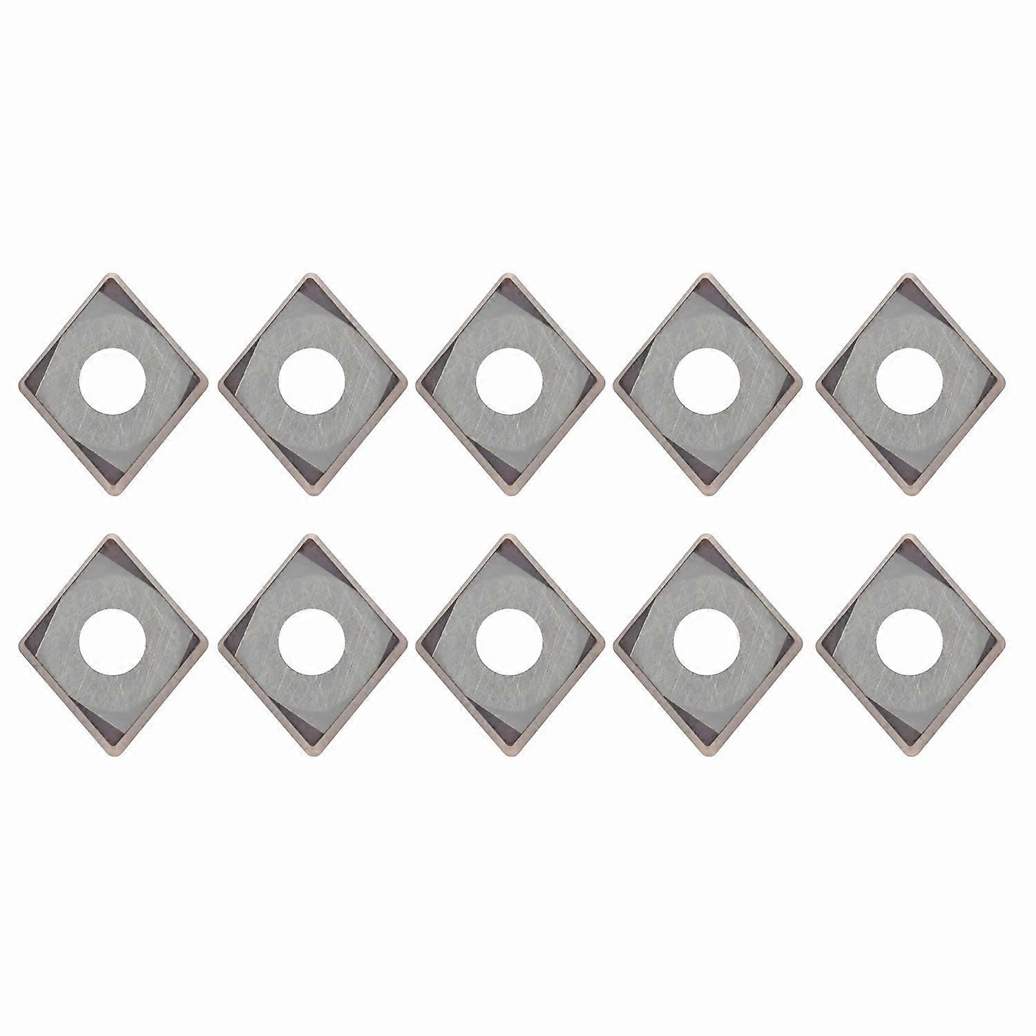 10 Stück Cnc-dreheinsätze, Indexierbare Vollhartmetall-schneidplatten Ccmt060204‑6018