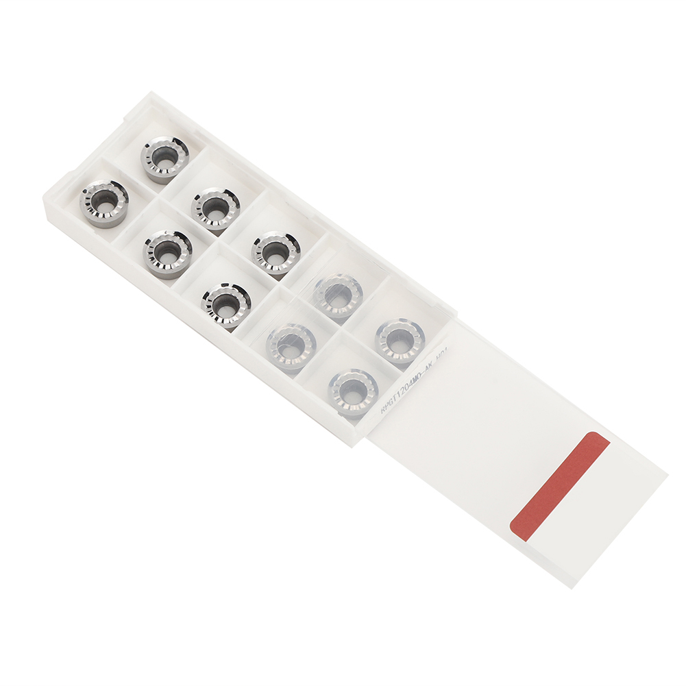 10 Stück R6 Cnc-wendeschneidplatten Aus Runder Aluminiumlegierung Zum Schruppen Und Vorschlichten Von Stahl Und Gusseisen