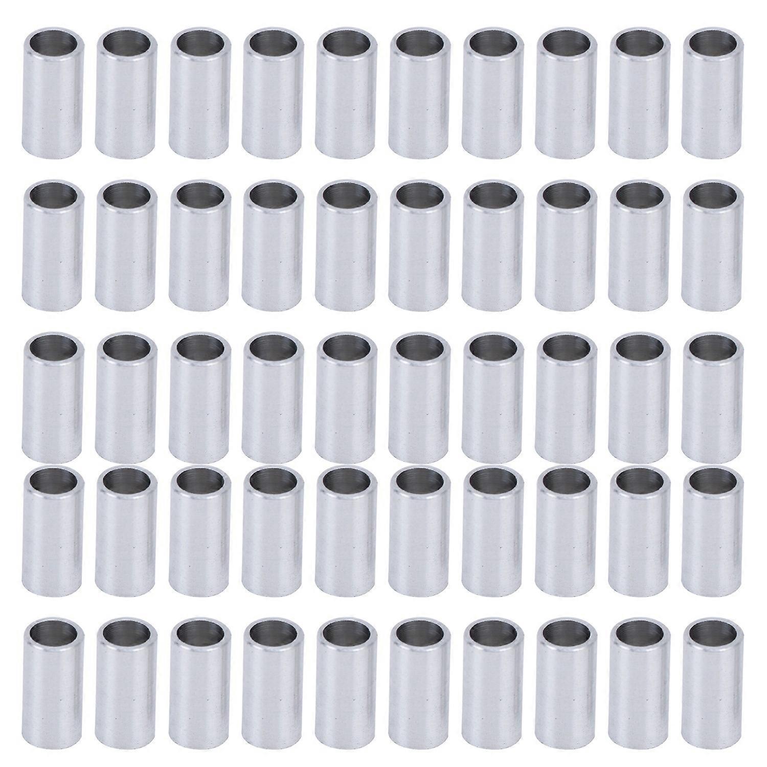 Runder Aluminium-distanzring, Gewindelos, Flachdichtung Aus Aluminiumlegierung, Außendurchmesser 4 Mm, Länge 10 Mm