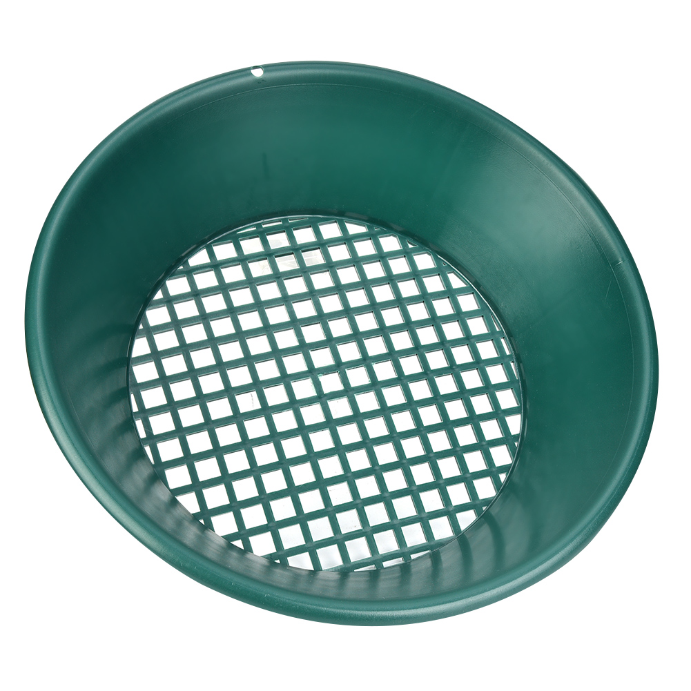 Goldwaschpfanne, Klassierer, Sieb, Bergbausieb, Metalldetektor