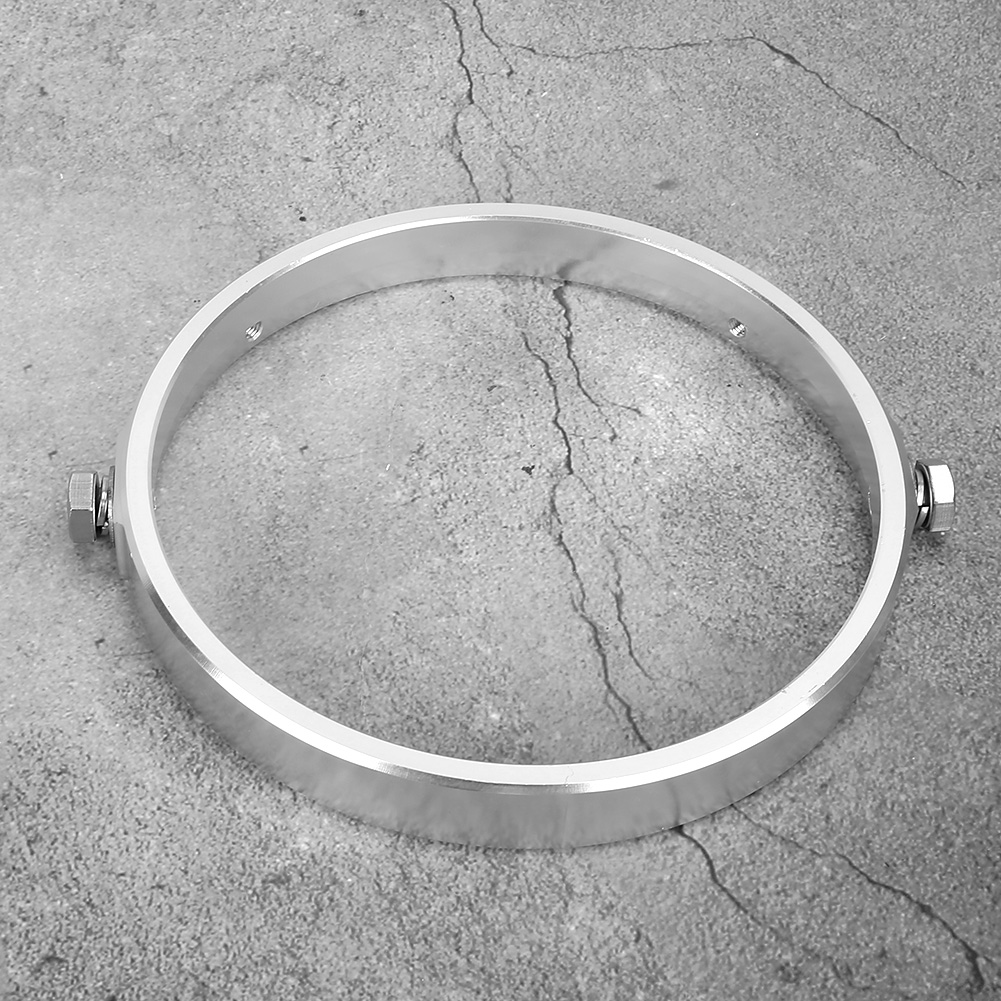 Universelle 7-zoll-rundscheinwerferhalterung Aus Aluminiumlegierung Für Auto-/motorradumbauten, Silberfarben