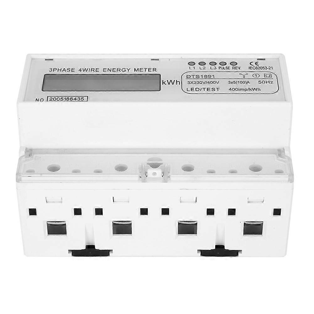 Dreiphasenzähler, 4-adrig, 7-polig, Lcd, Klein, Tragbar, Leicht, Digital, Integrierte Schaltkreise, Präzise