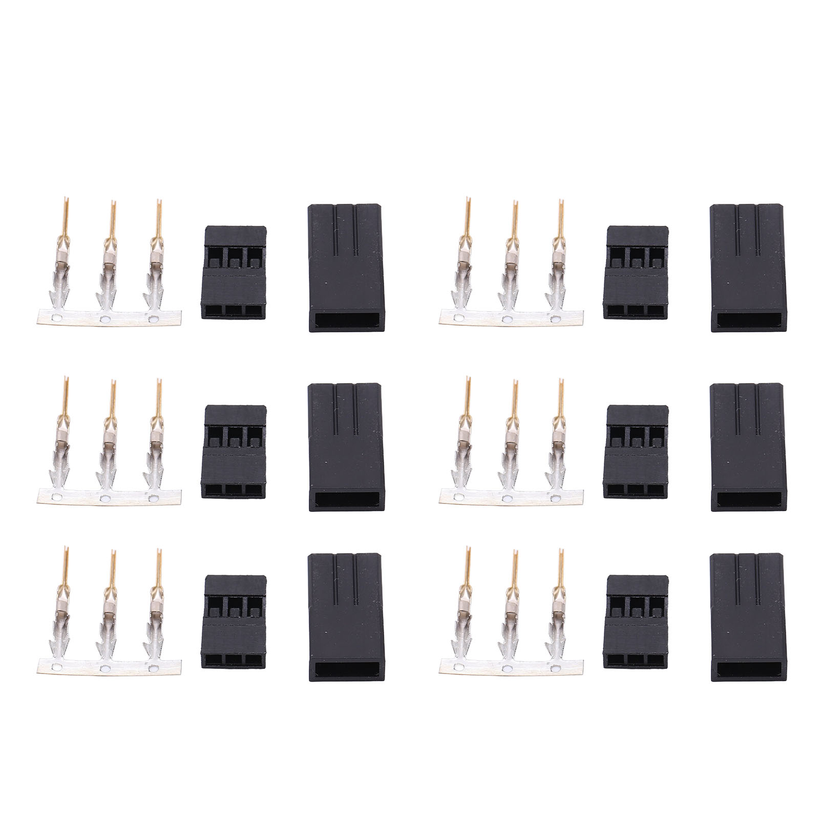 100 Stück 11.010 Jr-buchsenstecker, Professionell Vergoldet, Für Elektronische Geräte