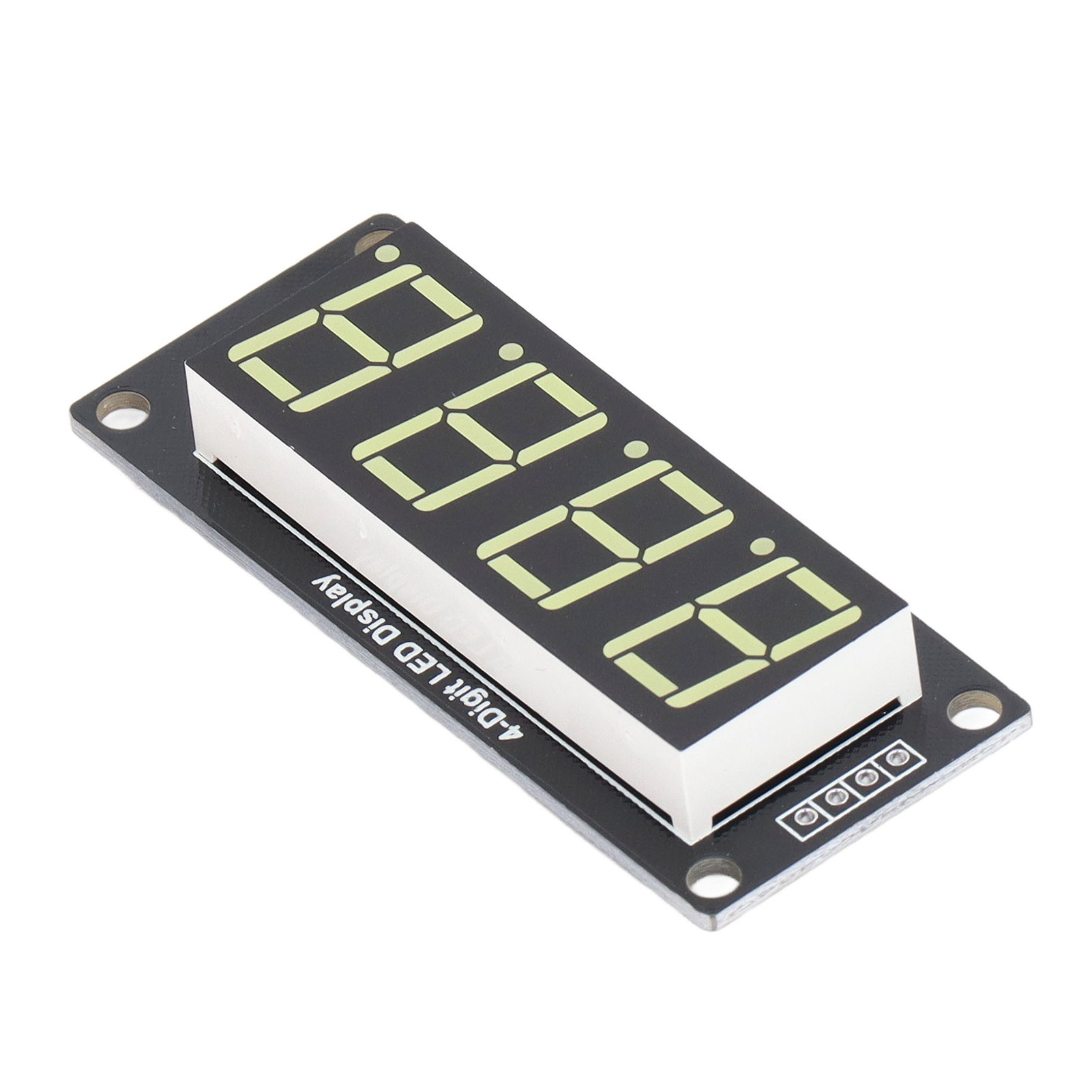 4er-pack Led-segment-digitalanzeigemodul, 4 Bit, 7 Segmente, Leiterplatten-uhrmodul, 0,56 Zoll, Mra172c, Weiß