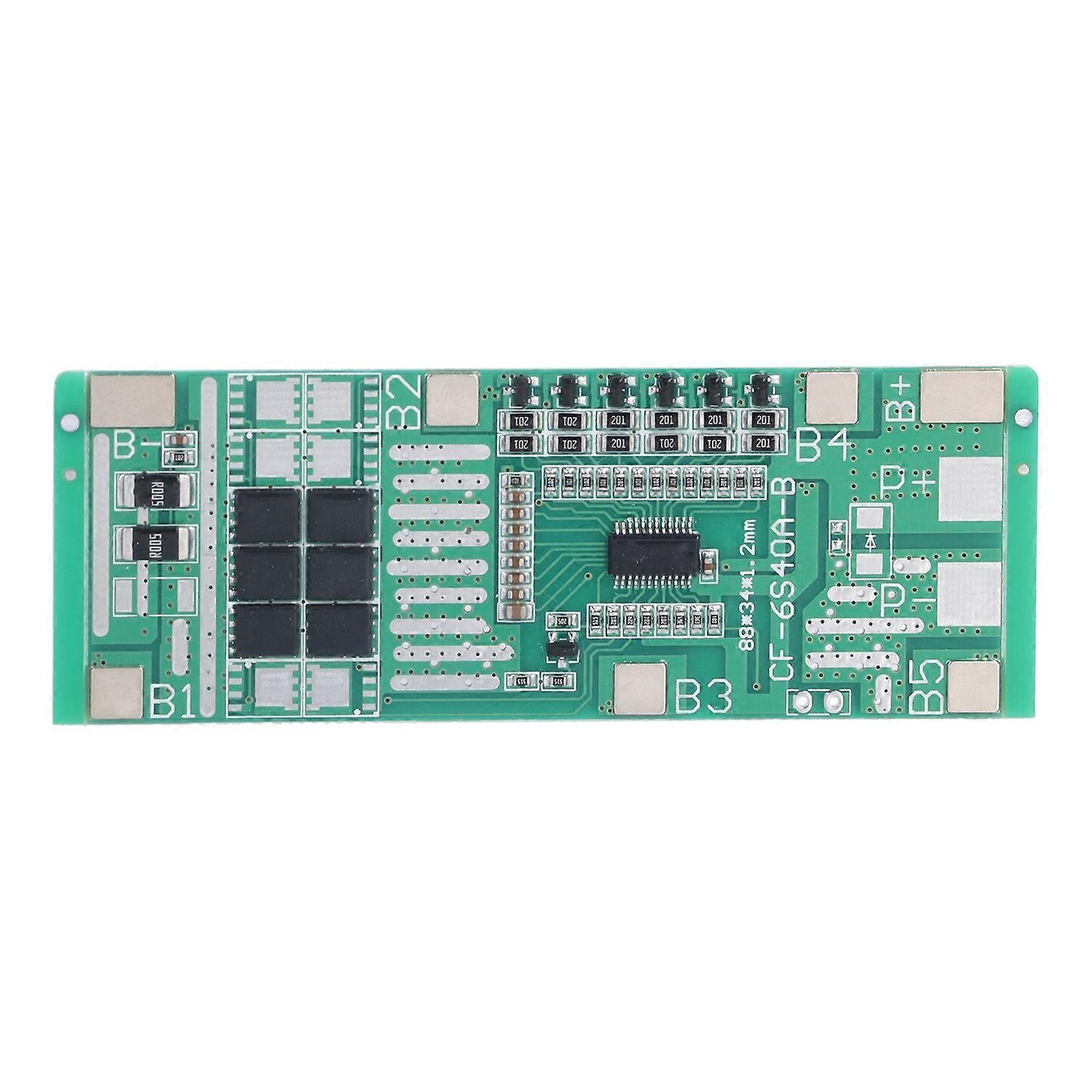 6s 24v20a Lithium-batterieschutzplatine Bms-batteriezellenschutzplatine Mit Balancer