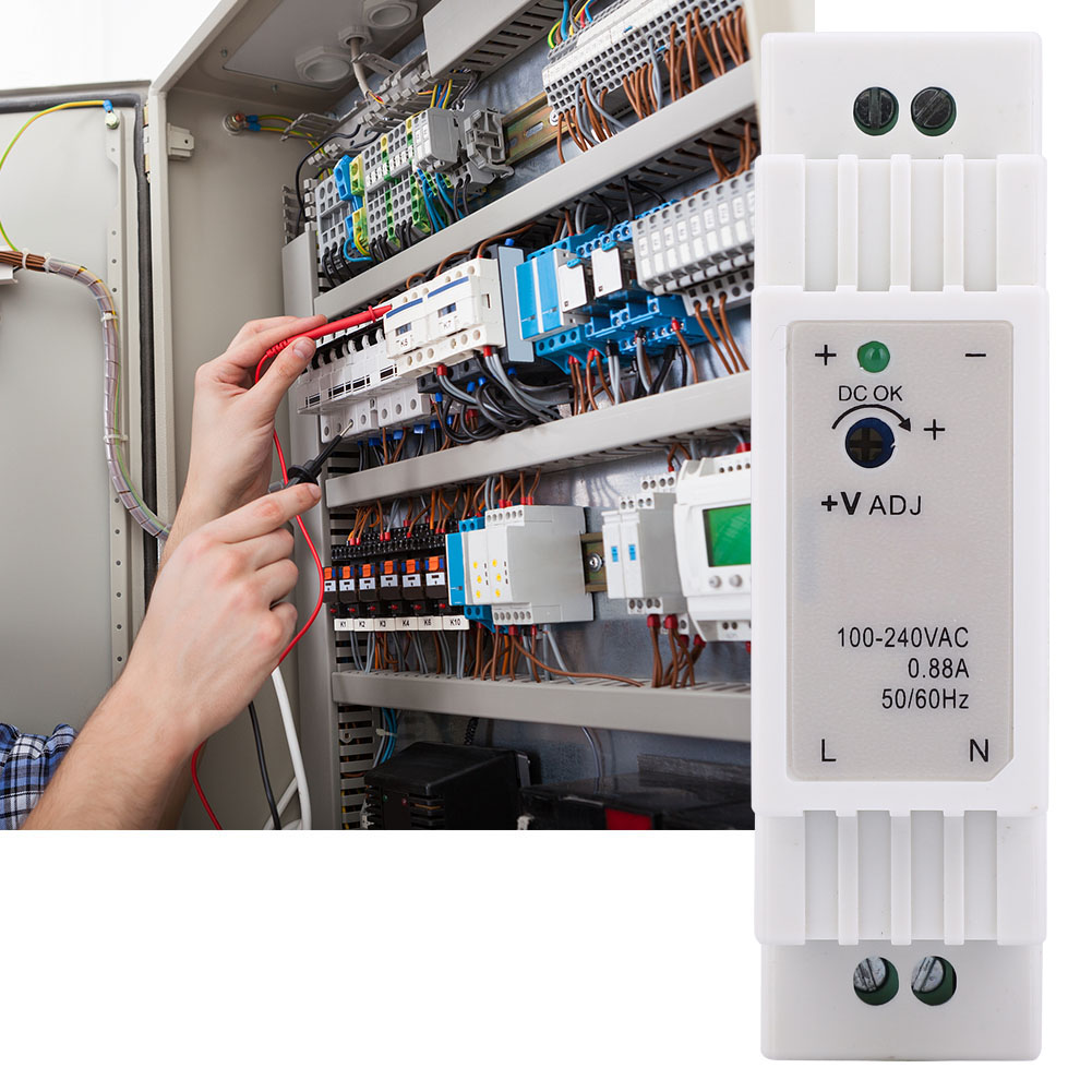 Dr-15-5 Din-schienen-schaltnetzteil Mit Einem Ausgang, 15 W, 5 V, 3 A