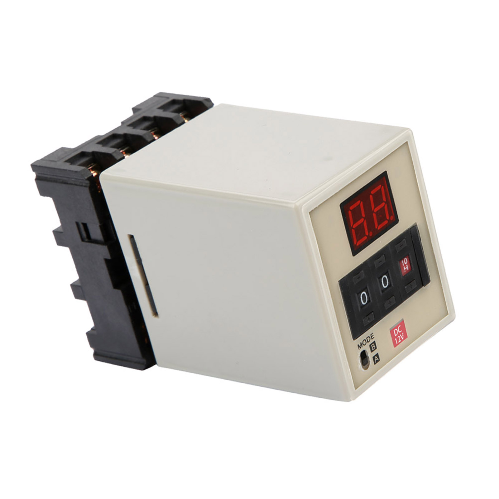 Ah3-dm Dual-mode-verzögerungs-timer-relais 0,01s-99h Led-anzeige (dc 12v)