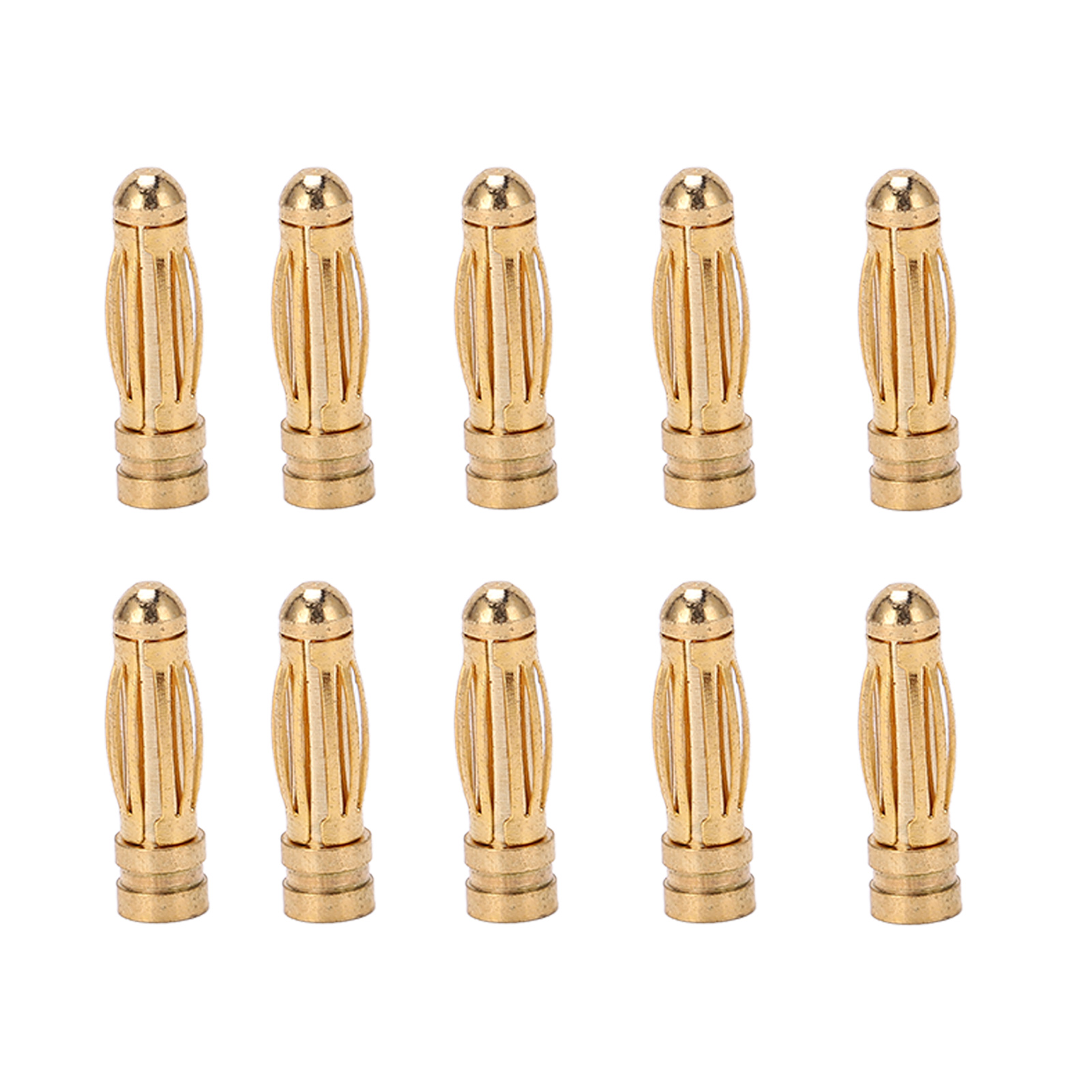 10 Stück Bananenstecker, Vergoldetes Kupfer, Männlich Auf Weiblich, 3,0 Mm Metallverbinder Für Flugzeugmodelle