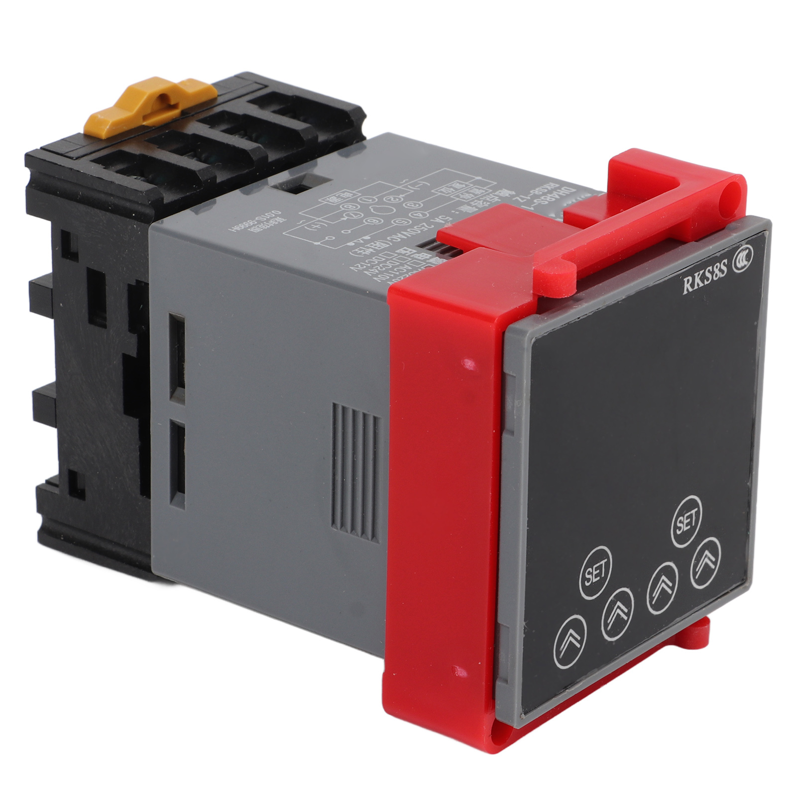 Zeitrelais Mit Lcd-anzeige, Multifunktionales, Flammhemmendes Pp-gehäuse, Verzögerungstimer Für Automatisierungsanlagen, Ac 380 V