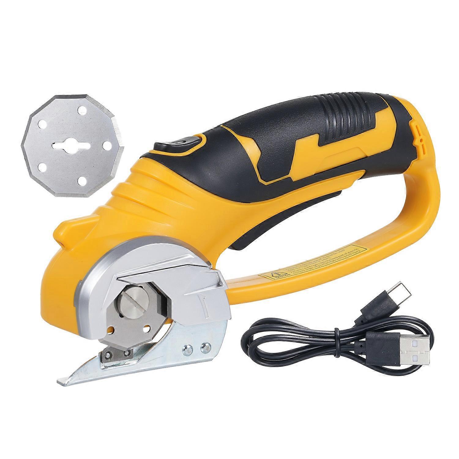 Elektrische Schere, Kabelloser Schneideapparat, Batteriebetriebene Handschere Mit Sicherheitsschalter Und Led-beleuchtung