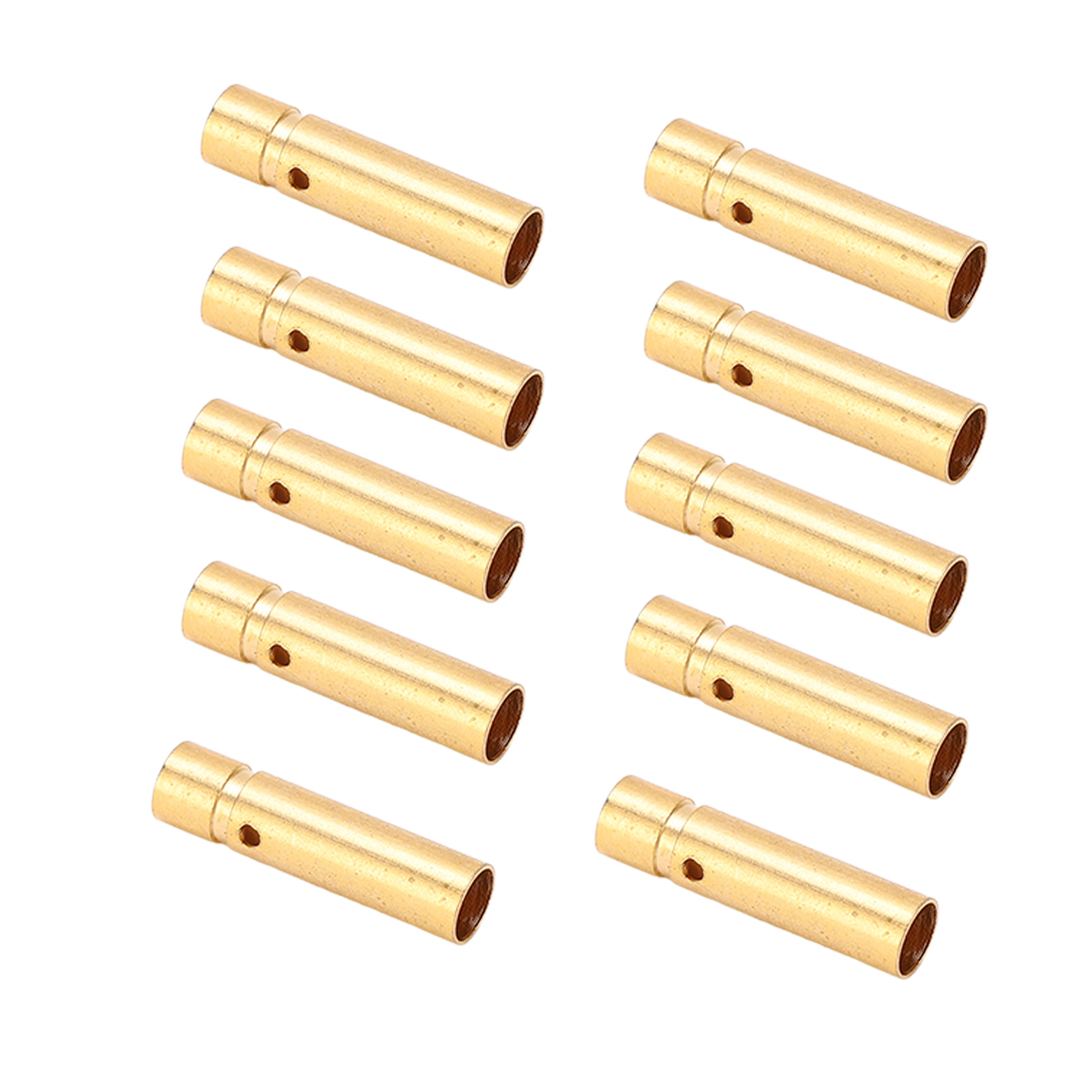 10 Stück 12.031 Vergoldete Kupfer-bananenstecker 3,0 Mm Männliche Und Weibliche Stoßstecker Metallverbinder