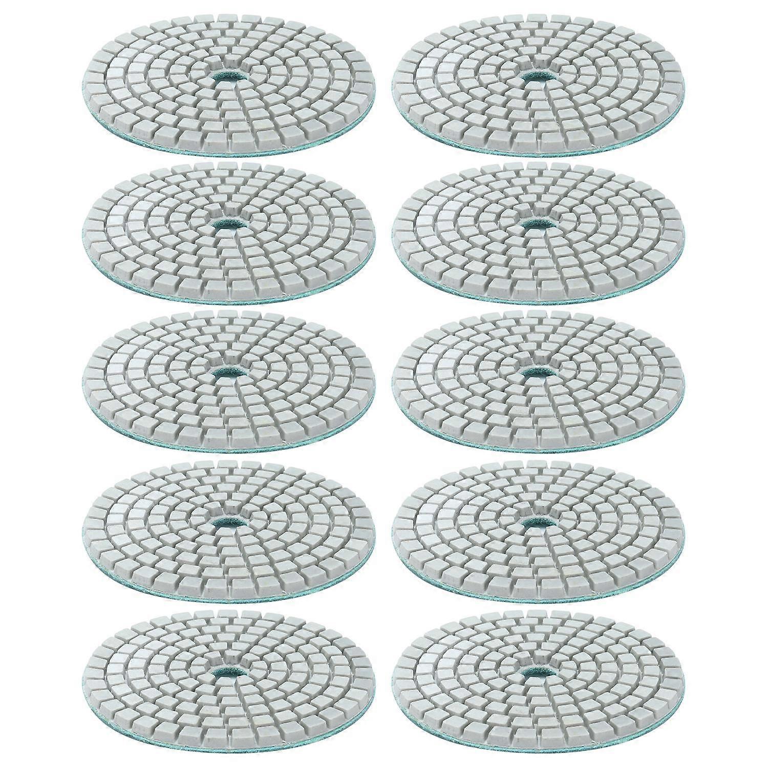 10 Stück 3-zoll-diamant-nasspolierpads, Weiche Schleifscheiben, Polierzubehör Für Granit Und Marmor 2000