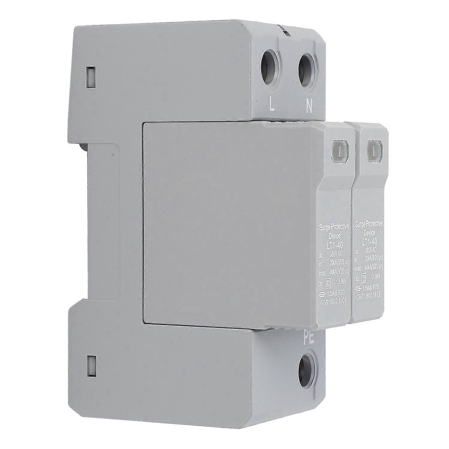 Überspannungsschutzgerät Ac 385v 2p 40ka Niederspannung 35mm Din-schienenmontageschutz Lt1‑40