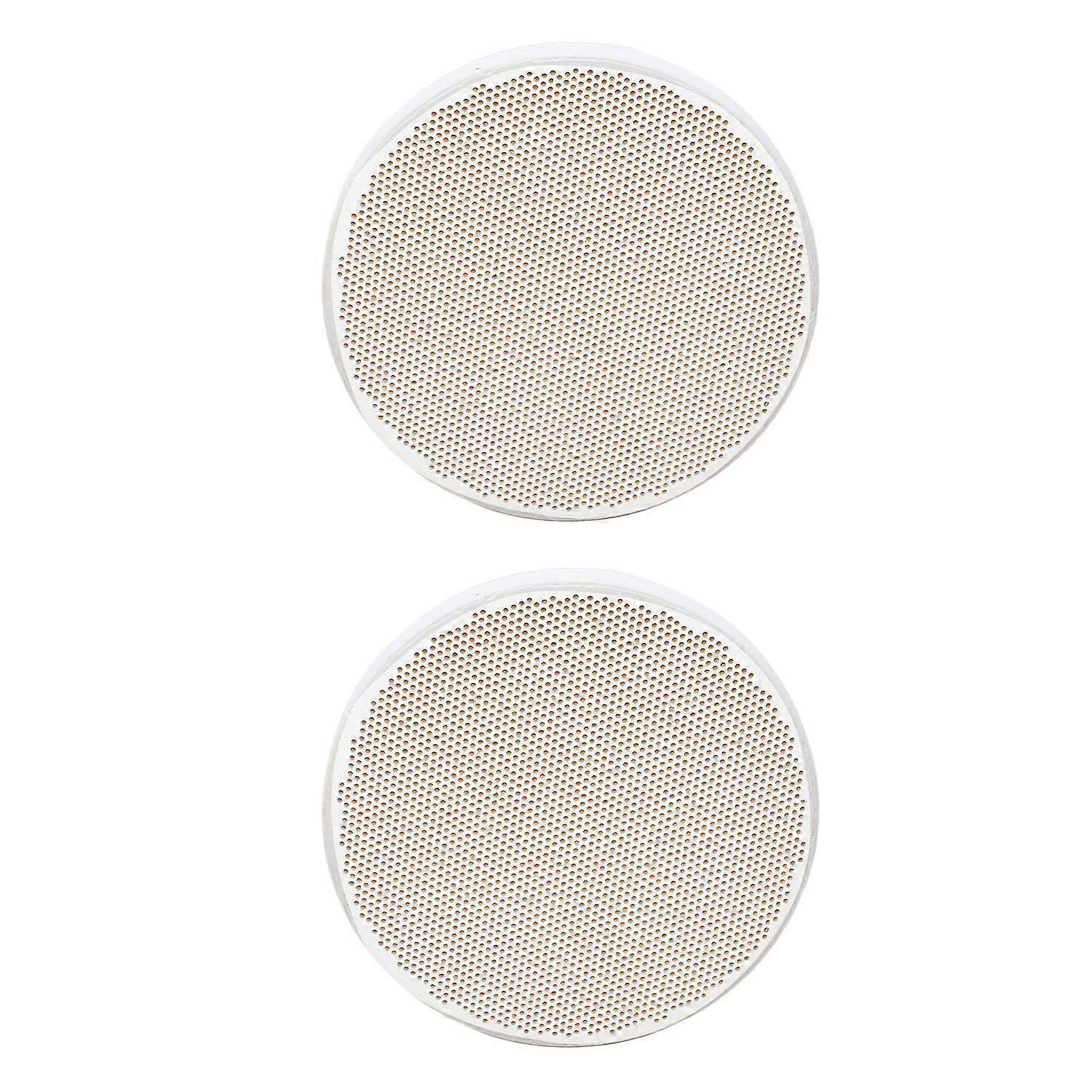 2 Stück Runde Schweißplatten Mit Mehreren Löchern, Quarz-schweißfliesen, Schmuck-wärmedämmplatten, Groß