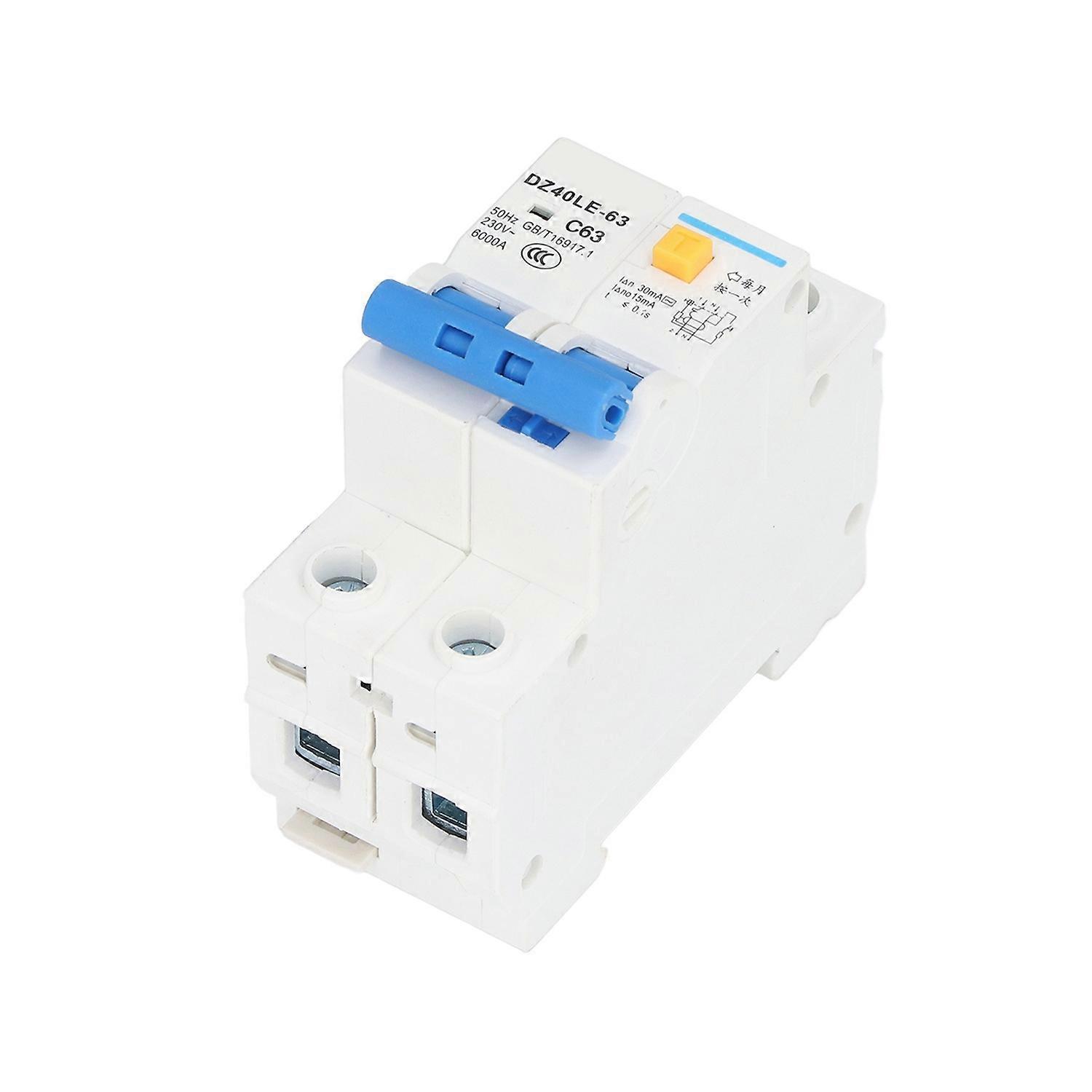 Fehlerstromschutzschalter Pa66, Fehlerstromschutzschalter Für Elektrische Anlagen, 63 A, 230 V, 30 M