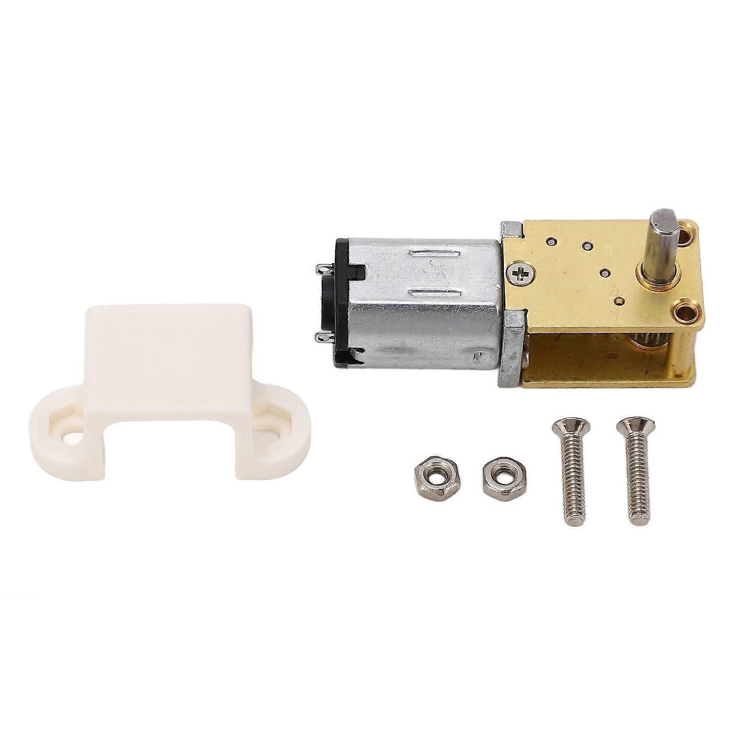 12-v-gleichstrom-schneckengetriebemotor Mit Robustem Lager, Hohem Drehmoment, Geringem Geräuschpegel, Einwellen-untersetzungsmotor Mit Sockel