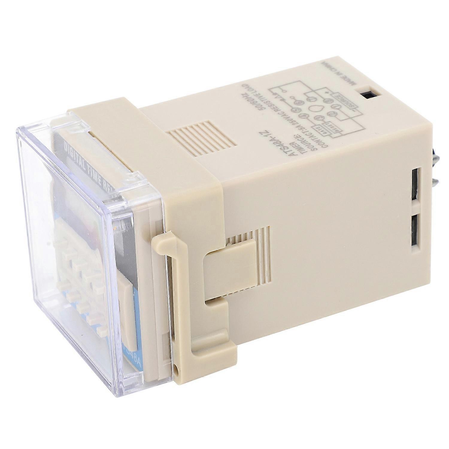 Zeitrelais Mit Led-digitalanzeige, Einstellbar, Hochpräzise Elektronische Bauteile Ats48a-1zac220v