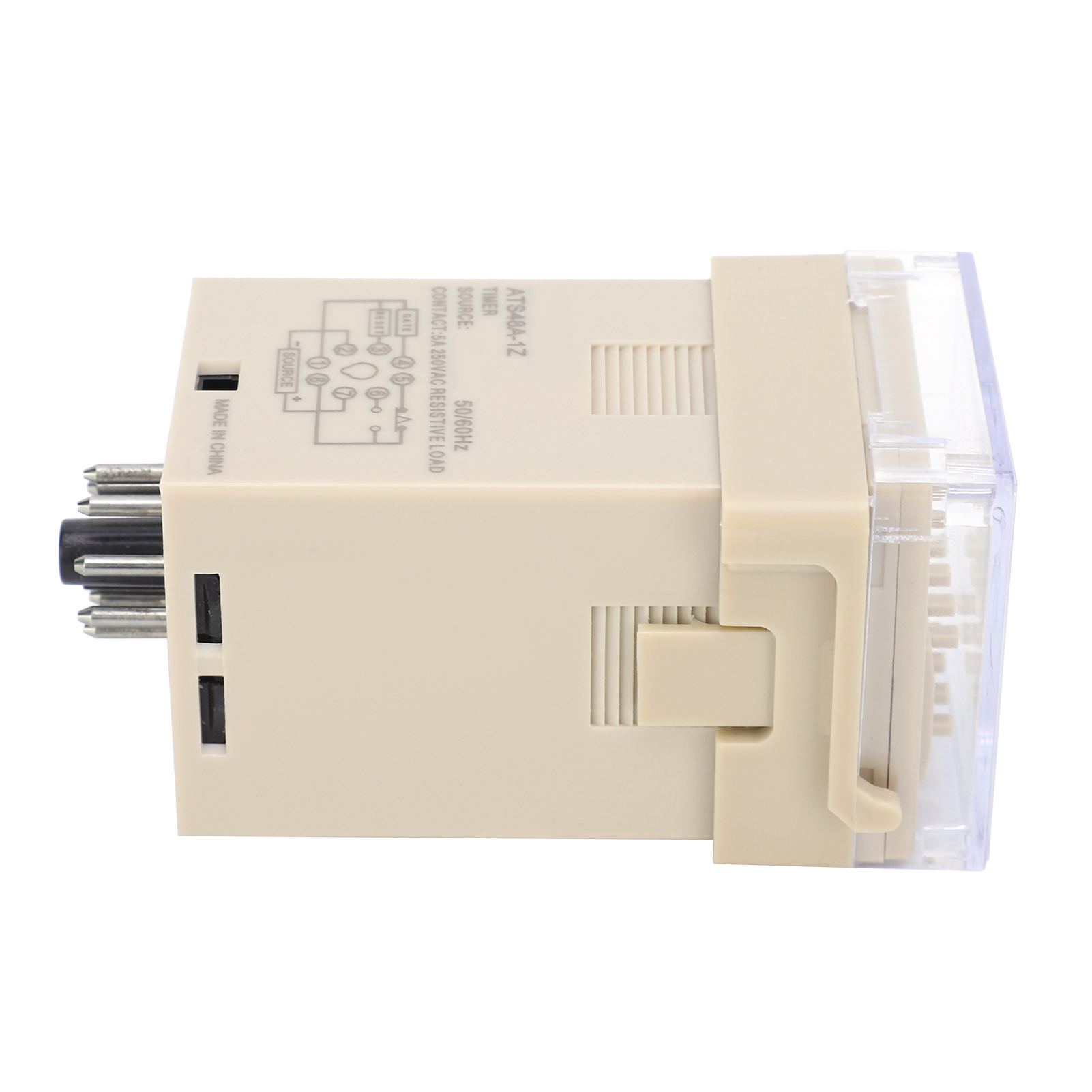 Zeitrelais Mit Led-digitalanzeige, Einstellbar, Hochpräzise Elektronische Bauteile Ats48a-1zac380v