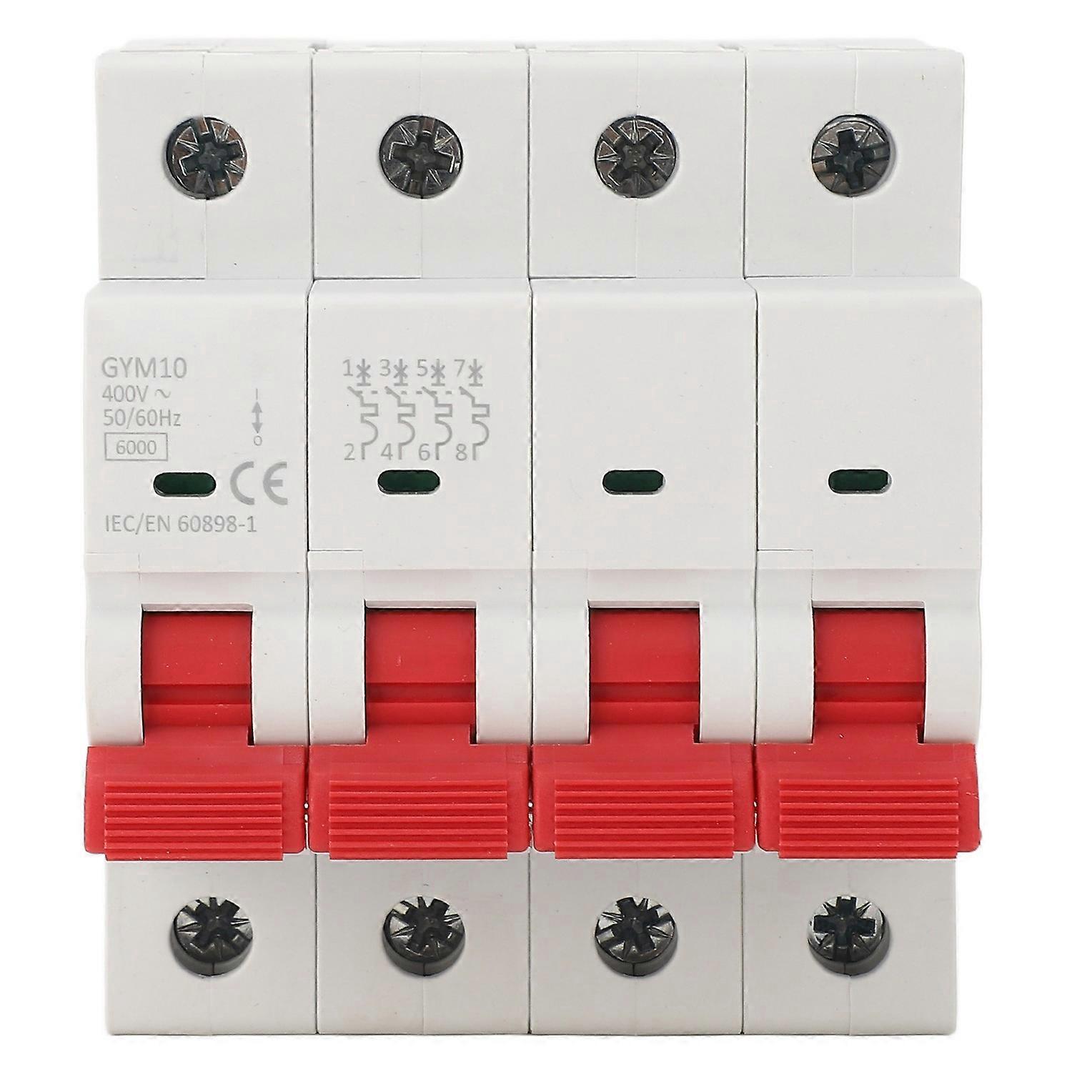 6ka 4p Miniatur-leistungsschalter, Flammhemmend, Pp-schutzart, Für Industrie, Gewerbe Und Wohngebäude