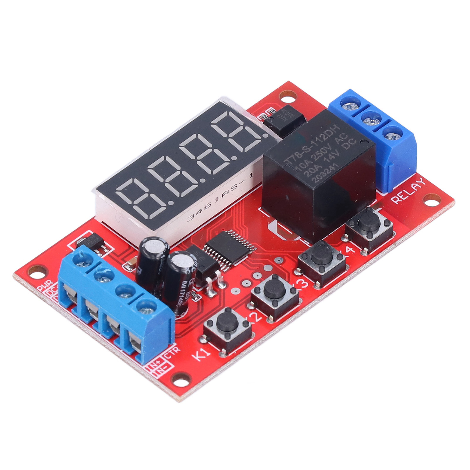 12v-relaismodul, Digitaler, Programmierbarer Zeitverzögerungs-triggerschalter Mit Optokoppler-isolation