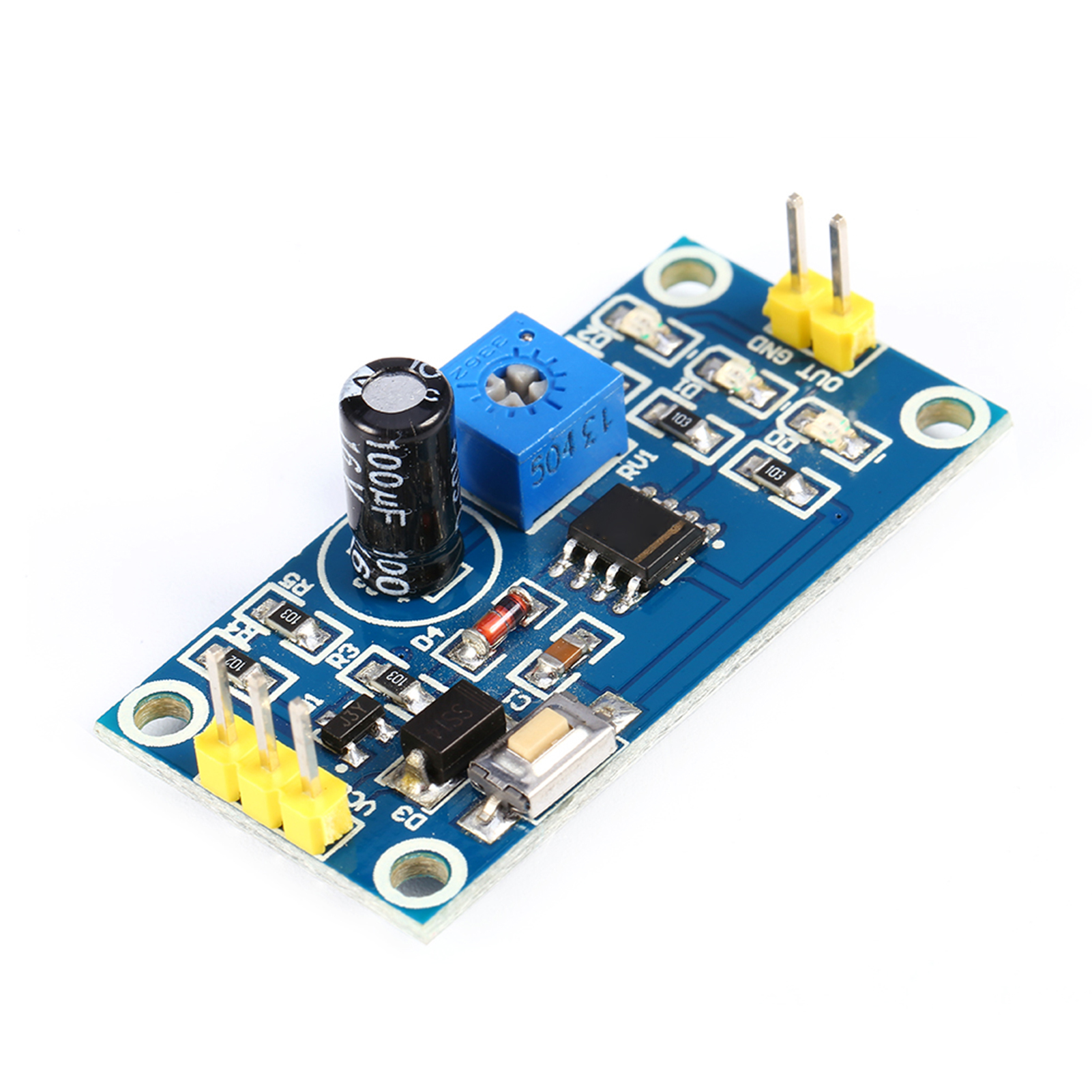 0-120s Verzögerungsrelais 5-12v Timer Ne555 Einstellbares Modul On-board-testtaste
