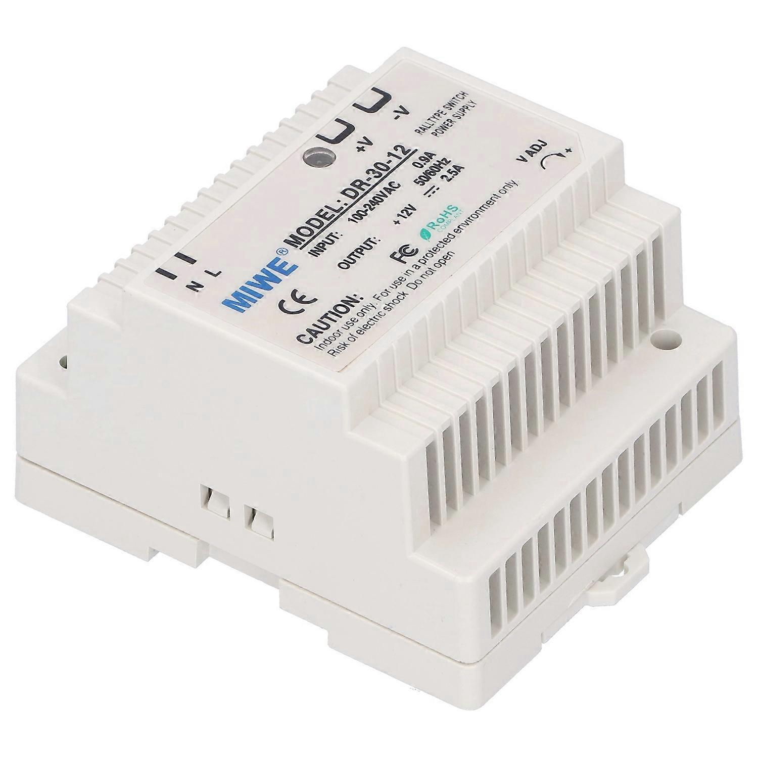 Din-schienen-netzteil Der Dr-serie Mit Einstellbarer Led-schaltung Für Schaltschränke (dr-30-12)