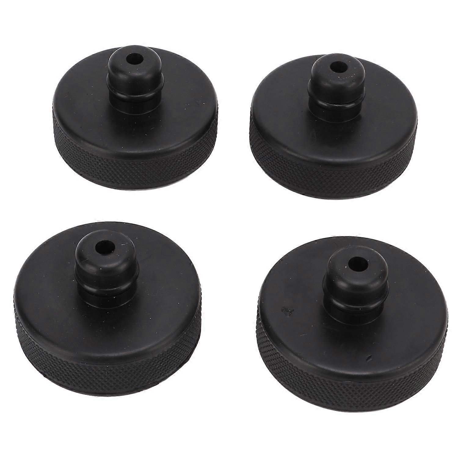 4-teiliges Set Gummi-hebevorrichtungs-adapterrahmen-schutz Als Ersatz Für Tesla Model 3/s/x/y