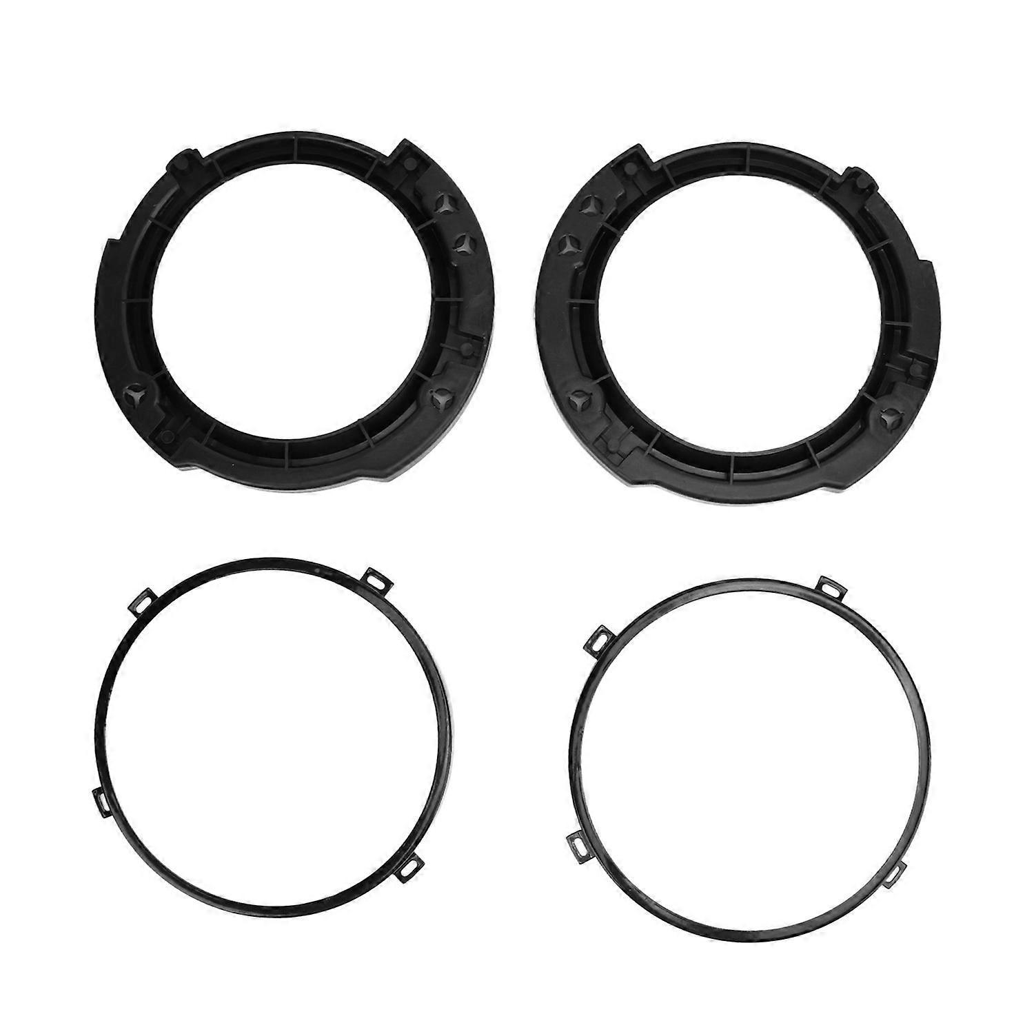 7-zoll-rundscheinwerfer-befestigungsring-set Mit Scheinwerfer-metallring, Schwarz, Ersatzteil