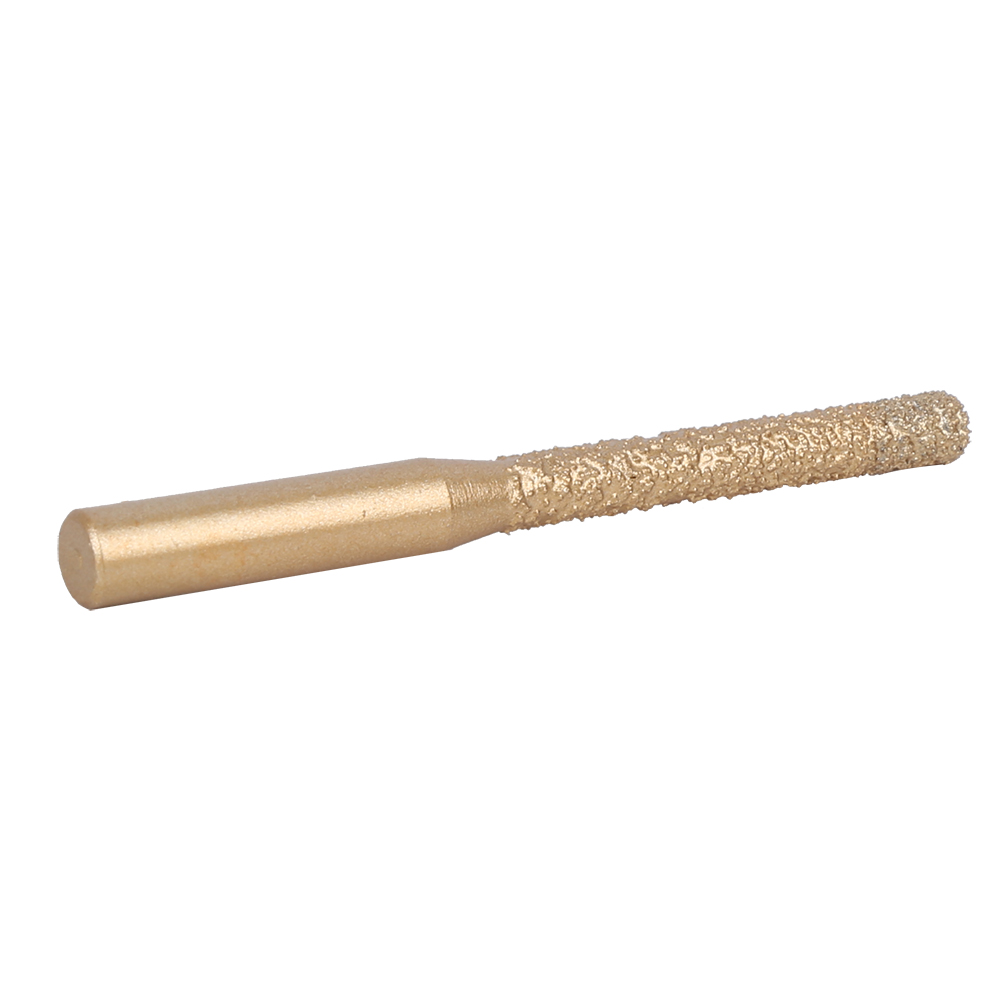 Diamant-fräser Mit Goldgelötetem, Geradem Schaft Für Quarzstein Und Marmor, Fugenmesser, 6,35 X 5 X 65 Mm