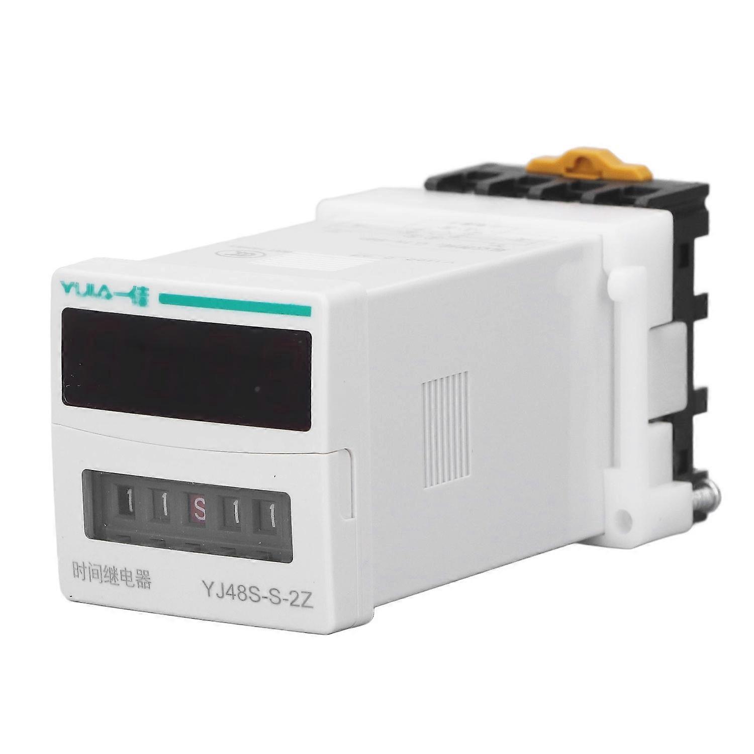 Zeitrelais 8 Pins 2 Gruppen Digitalanzeige Programmierbarer Zeitverzögerungsrelais-controller Dc24v