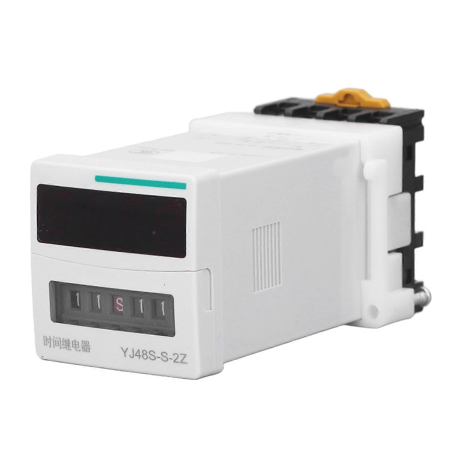 Zeitrelais, 8 Pins, 2 Gruppen, Digitalanzeige, Programmierbarer Zeitverzögerungsrelais-controller, 220 V Wechselstrom