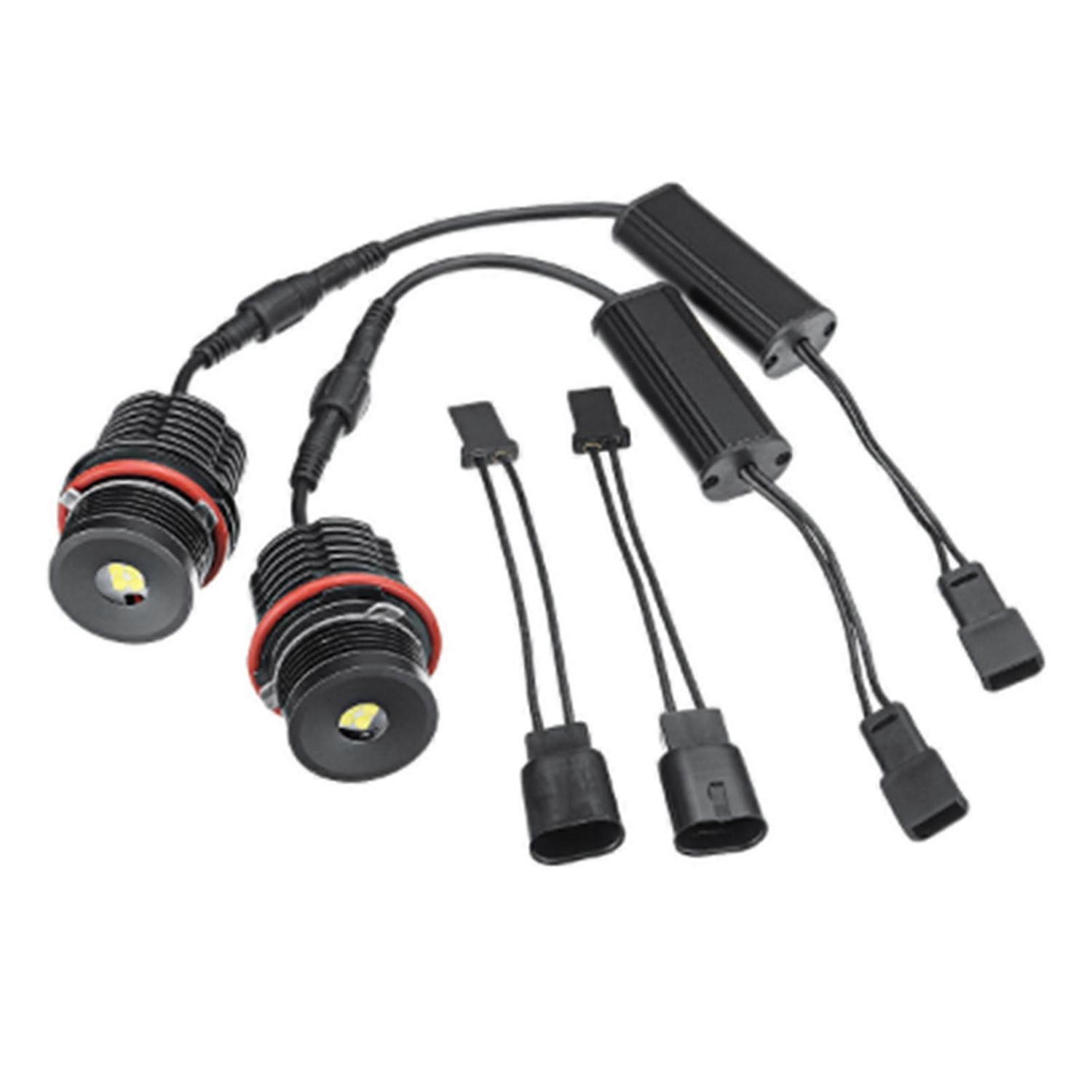 Hochleistungs-led-angel-eyes-halo-ring-markierungsleuchte, Weiß, 6500 K, 40 W/stück, Ersatz Für Bmw E39 E5