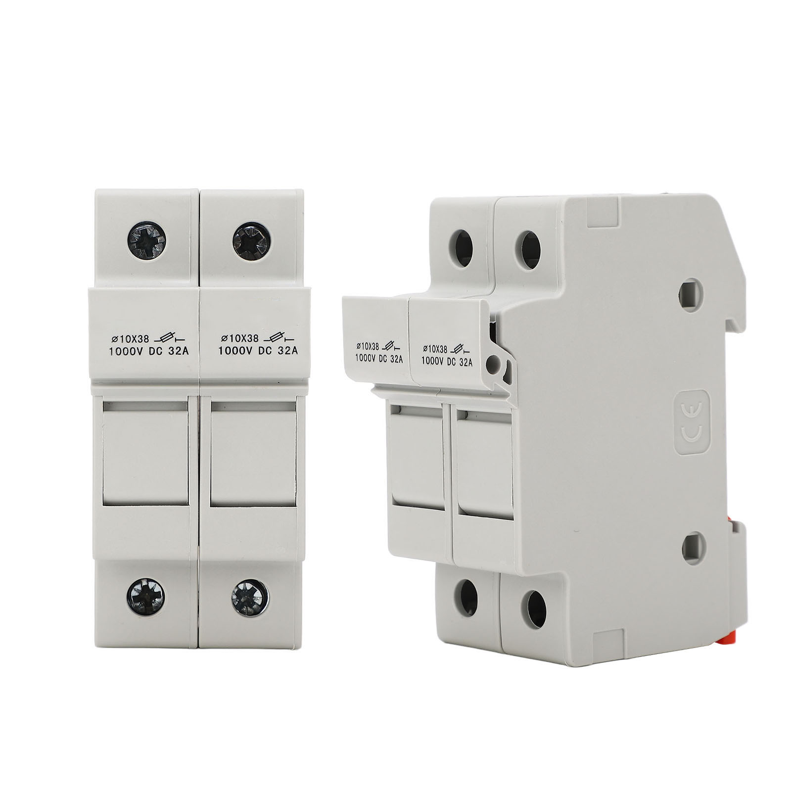 Mini-sicherungshalter, 2-polig, Kurzschlussschutz, 32 A, 1000 V Dc, Für Pv-systeme
