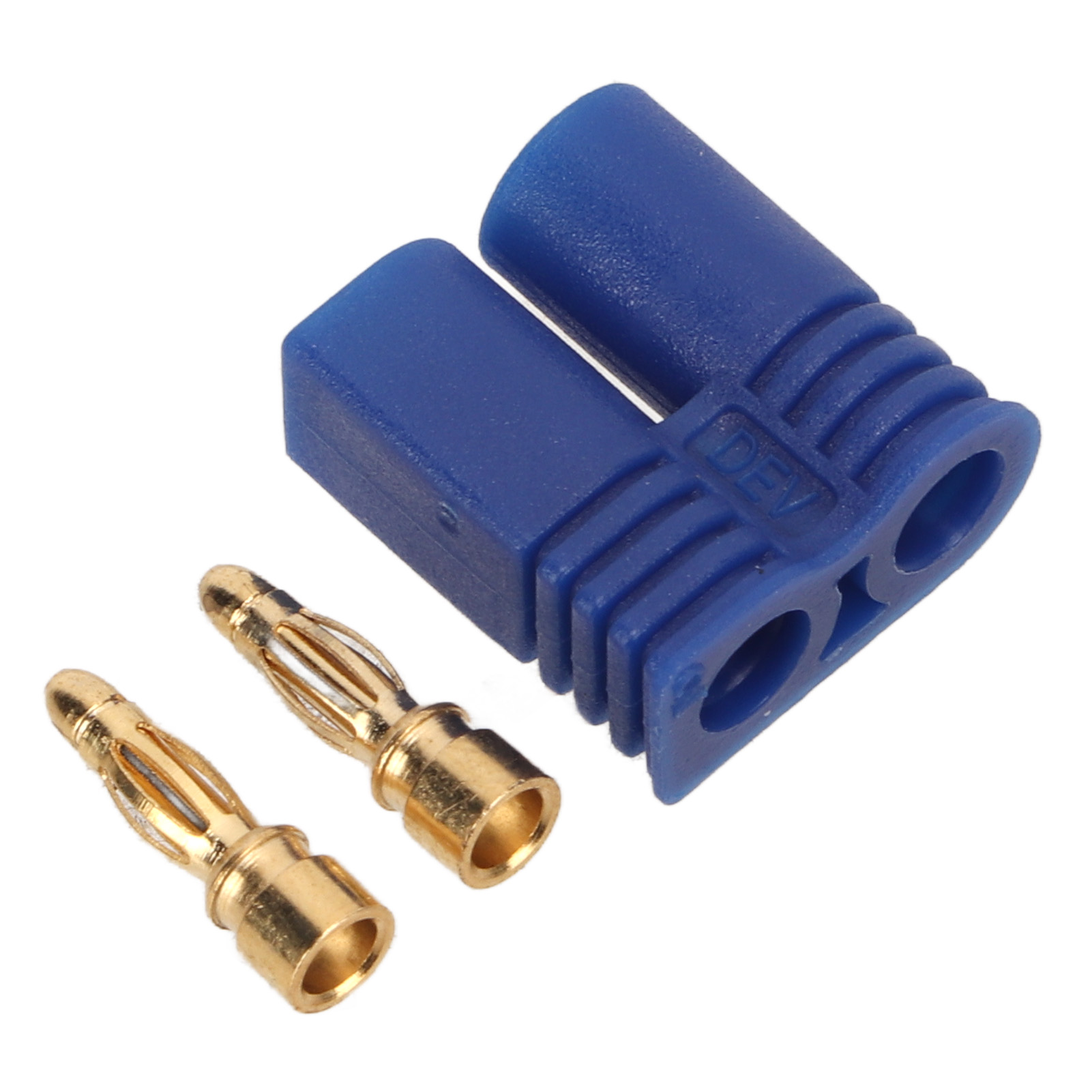 13.020 Ec2 2mm Gold Bananenstecker (männlich) Mit Gehäuseschutzhülle Rc-akku-ersatz
