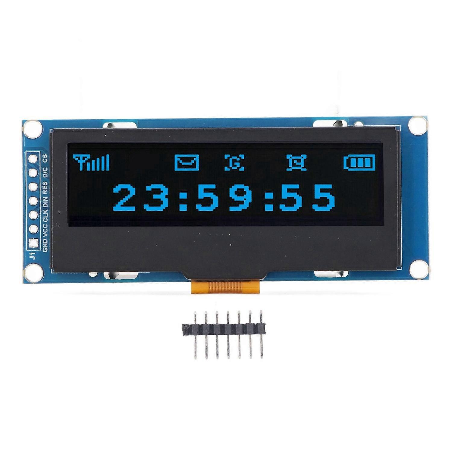2,23-zoll-displaymodul, 128x32 Pixel Auflösung, Oled-bildschirmmodul Ssd1305 Iicspi