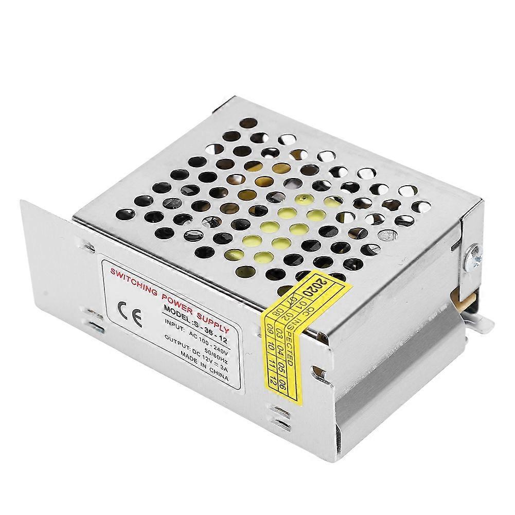 Schaltnetzteil-treiberadapter Dc12v Aluminiumlegierung Led-bildschirm-lichtleiste 3d-drucker (s-36-12（12v)