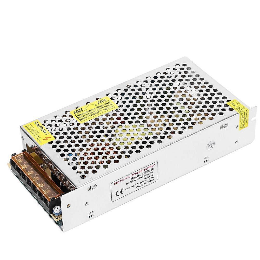 Schaltnetzteil-treiberadapter Dc12v Aluminiumlegierung Led-bildschirm-lichtleiste 3d-drucker (s-200-12（12v)
