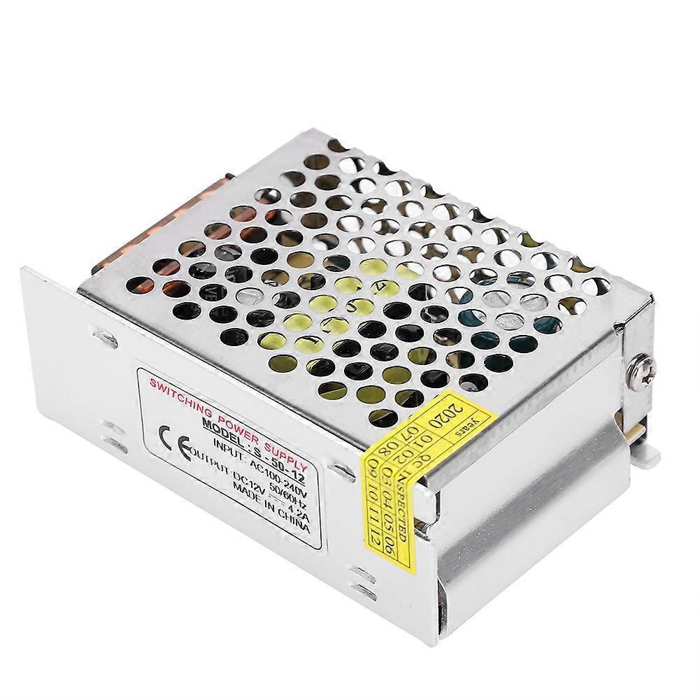 Schaltnetzteil-treiberadapter Dc12v Aluminiumlegierung Led-bildschirm-lichtleiste 3d-drucker (s-50-12（12v)