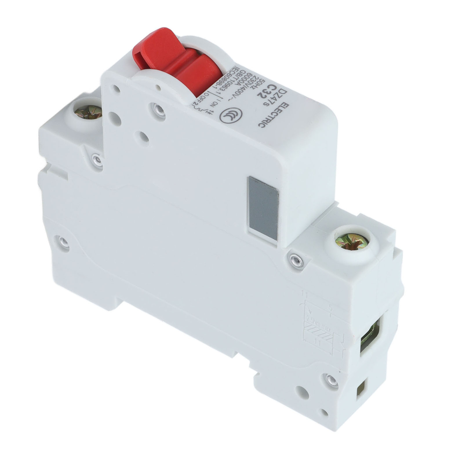 Leistungsschalter Niederspannung 6000 A Abschaltvermögen 1-polig Din-schienenmontage 32 A 230 V/400 V