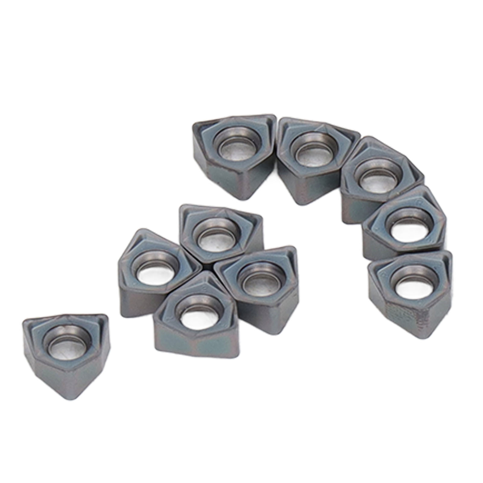 10-teiliges Set Aus Wendeschneidplatten Aus Hartmetall Für Dreh- Und Fräsmaschinen Sowie Cnc-werkzeuge