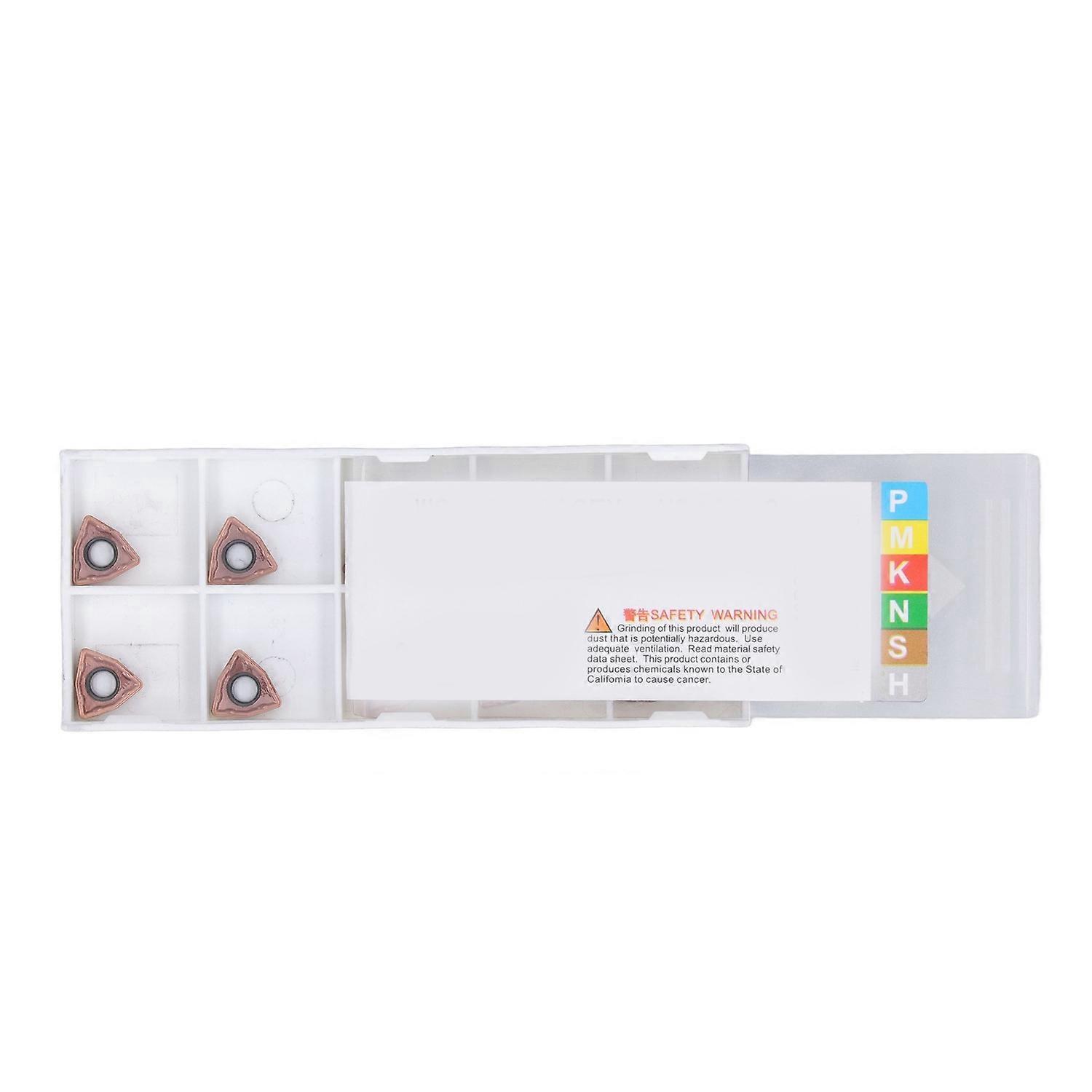 10-teiliges Set Wendeschneidplatten Aus Hartmetall Für Dreh- Und Fräsmaschinen, Cnc-werkzeugset Als Ersatzteil Für Wcmx040208f