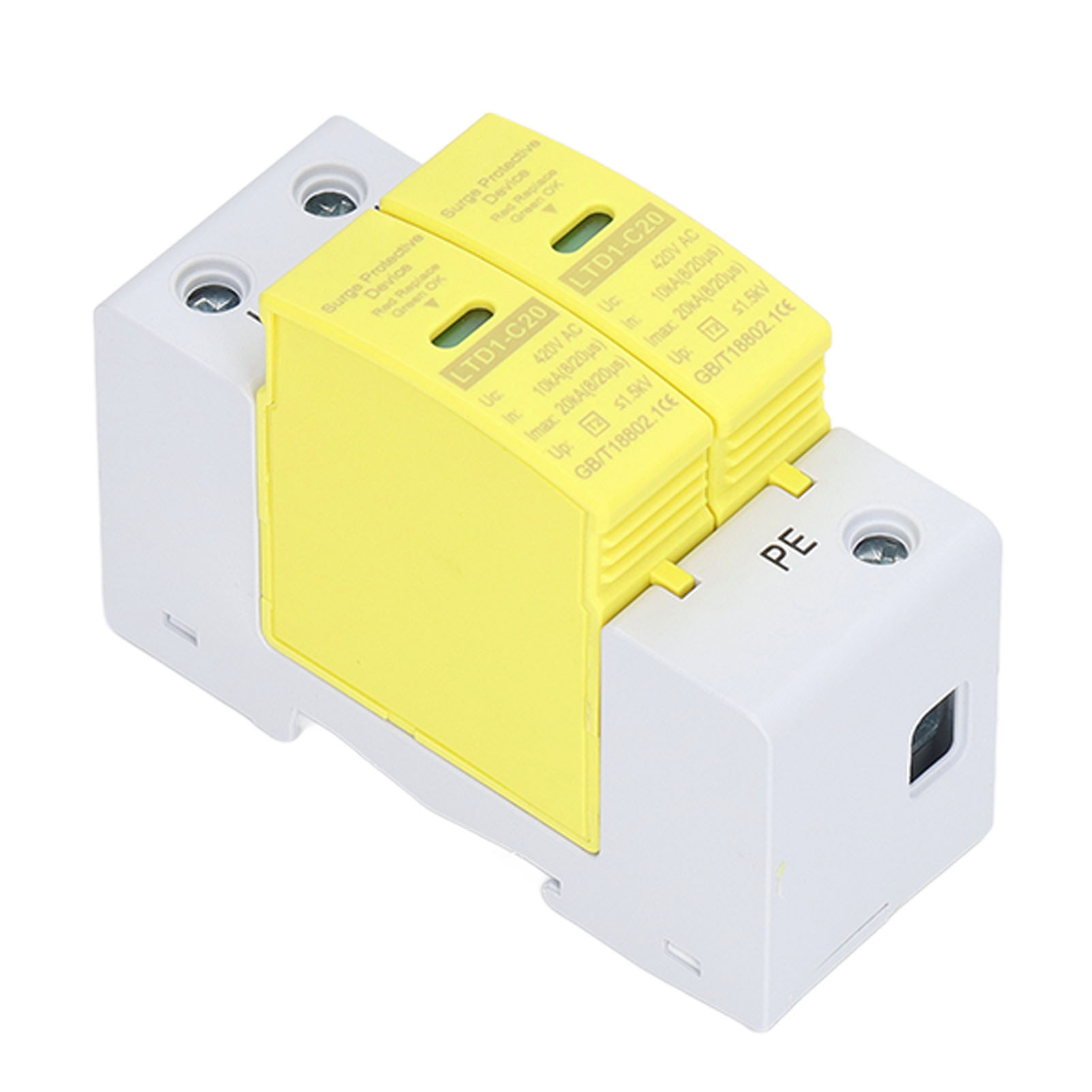 Überspannungsschutzgerät, Leitungsschutzschalter, Ac 420 V, 10 Ka–20 Ka, 2-polig, Für Elektrische Geräte
