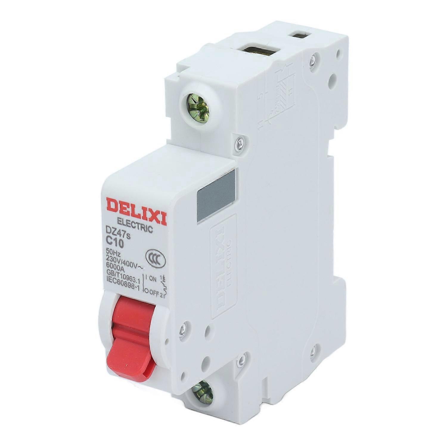 Miniatur-leistungsschalter, Professioneller Leistungsschalter, 1-polig, Din-schienenmontage, 10 A, 230 V/400 V, Dz47s